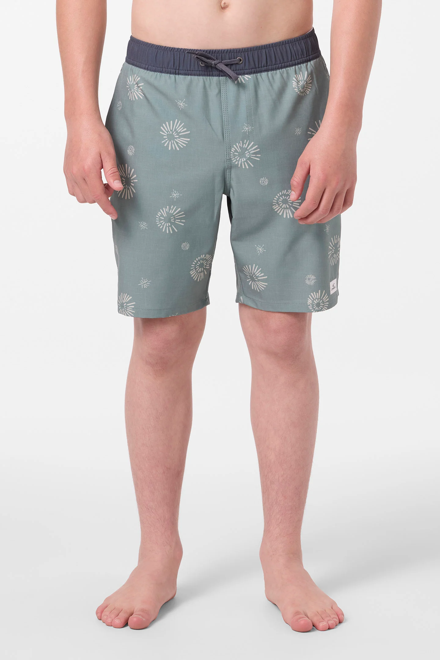 Boy's Hermosa Elastic Waist Lined 16" Swim Trunks - Image 2