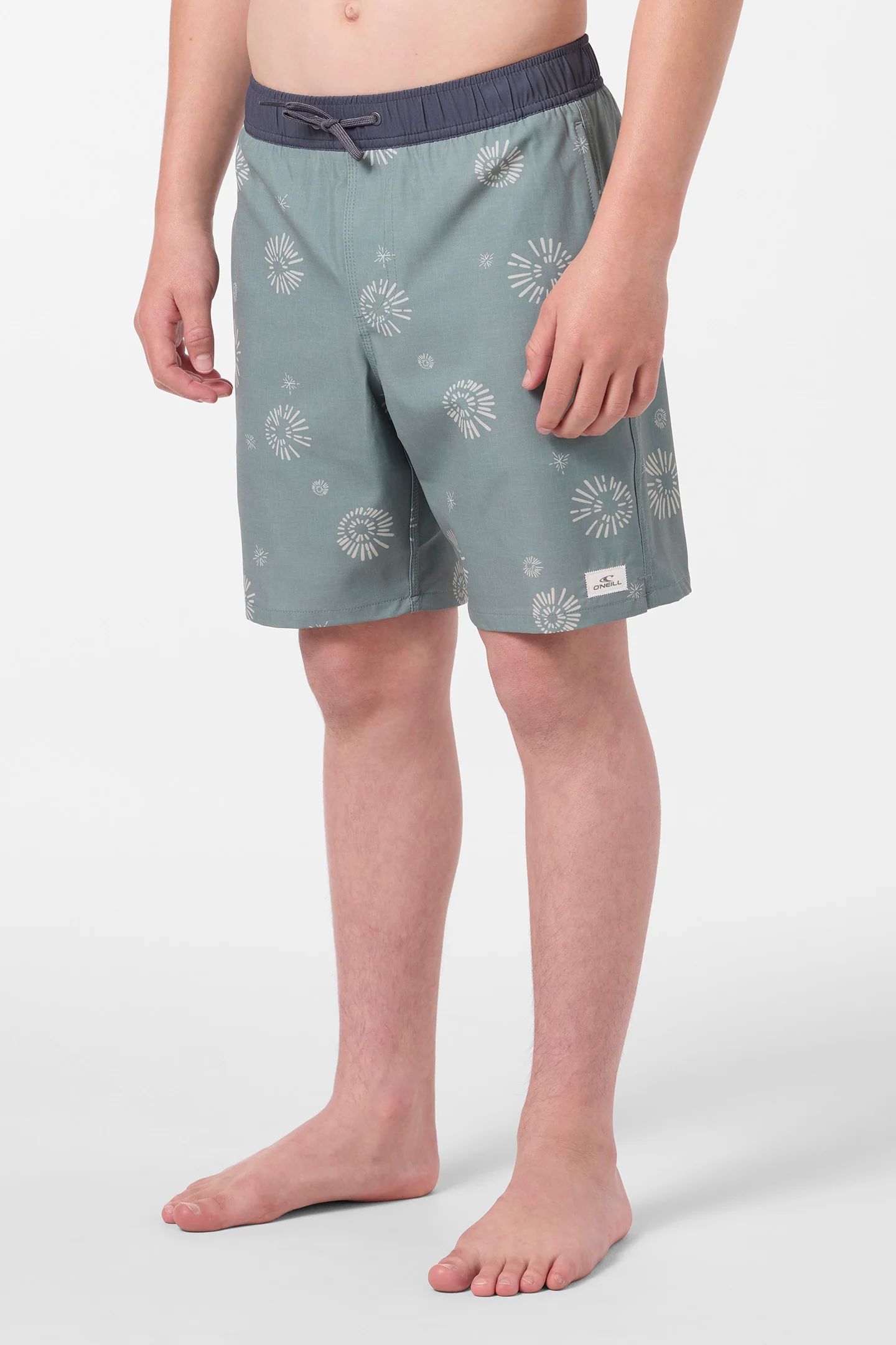 Boy's Hermosa Elastic Waist Lined 16" Swim Trunks - Image 3