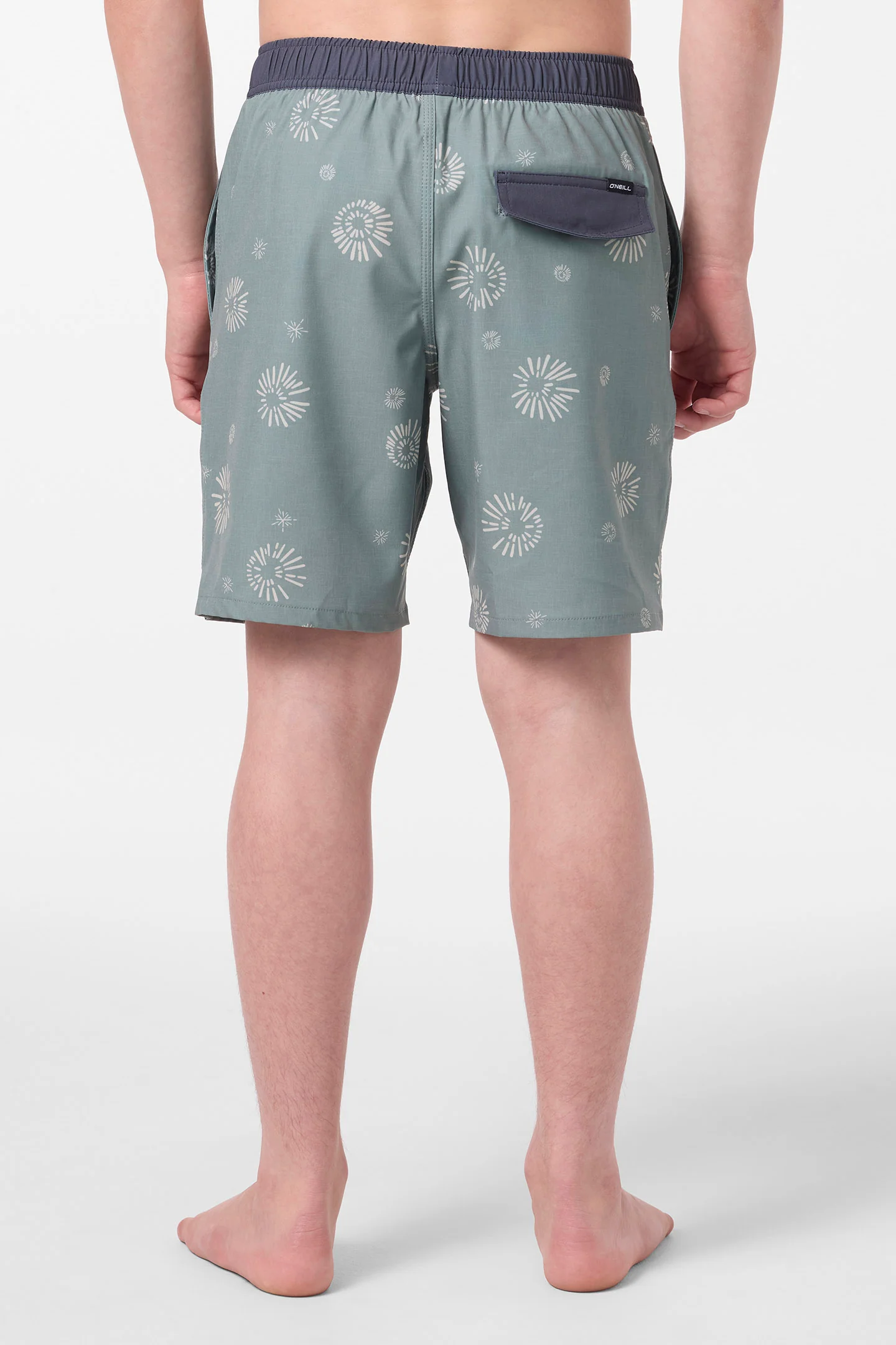 Boy's Hermosa Elastic Waist Lined 16" Swim Trunks - Image 4