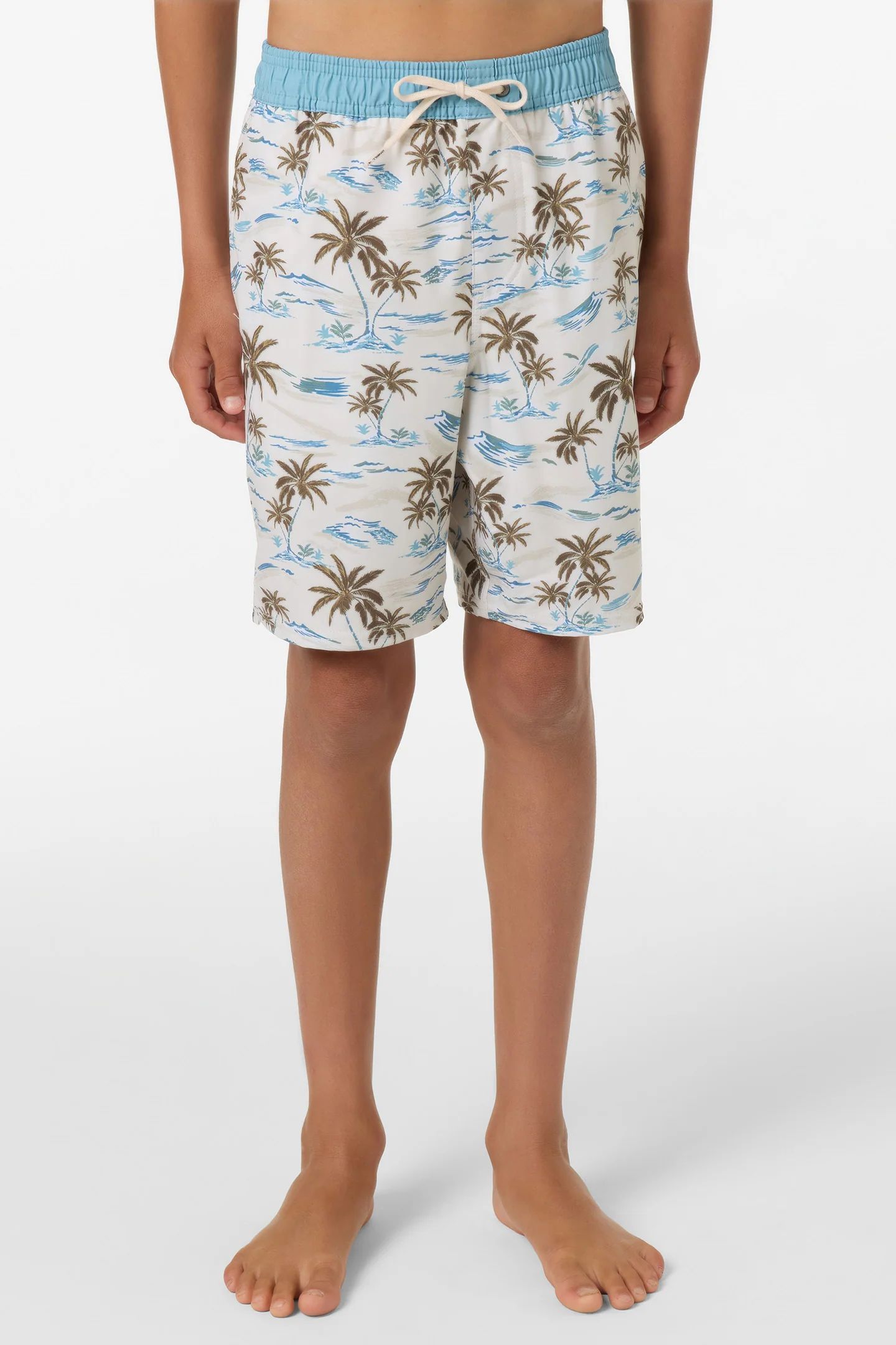 Boy's Hermosa Elastic Waist Lined 16" Swim Trunks - Image 2