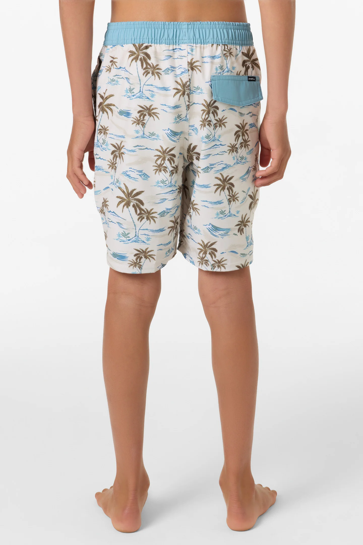 Boy's Hermosa Elastic Waist Lined 16" Swim Trunks - Image 5