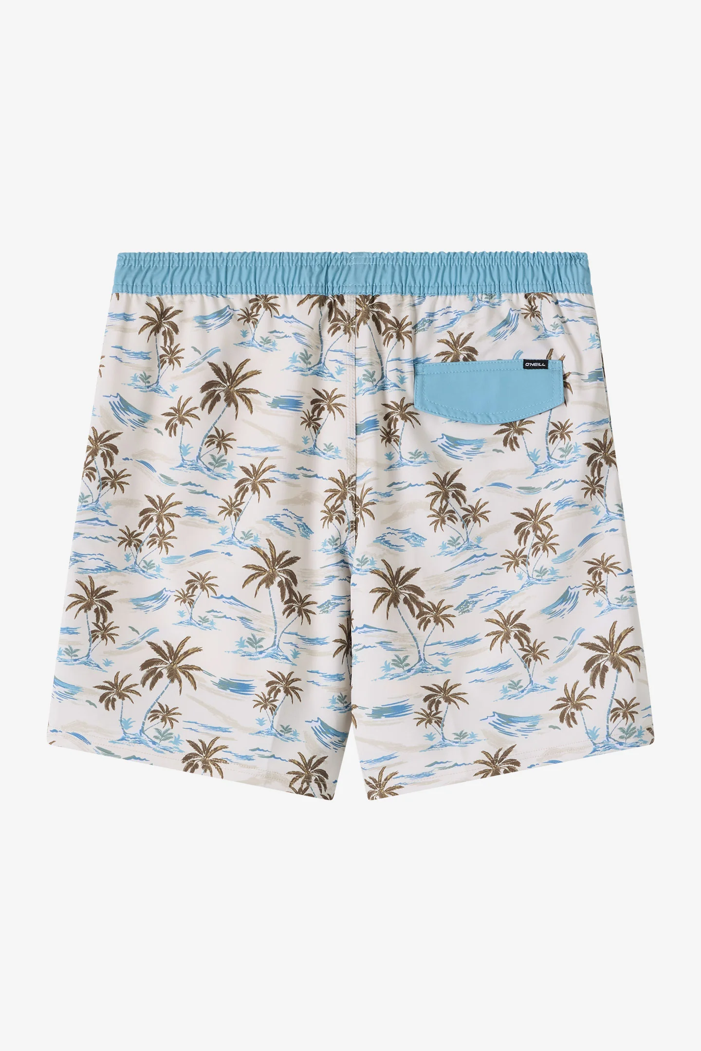 Boy's Hermosa Elastic Waist Lined 16" Swim Trunks - Image 7