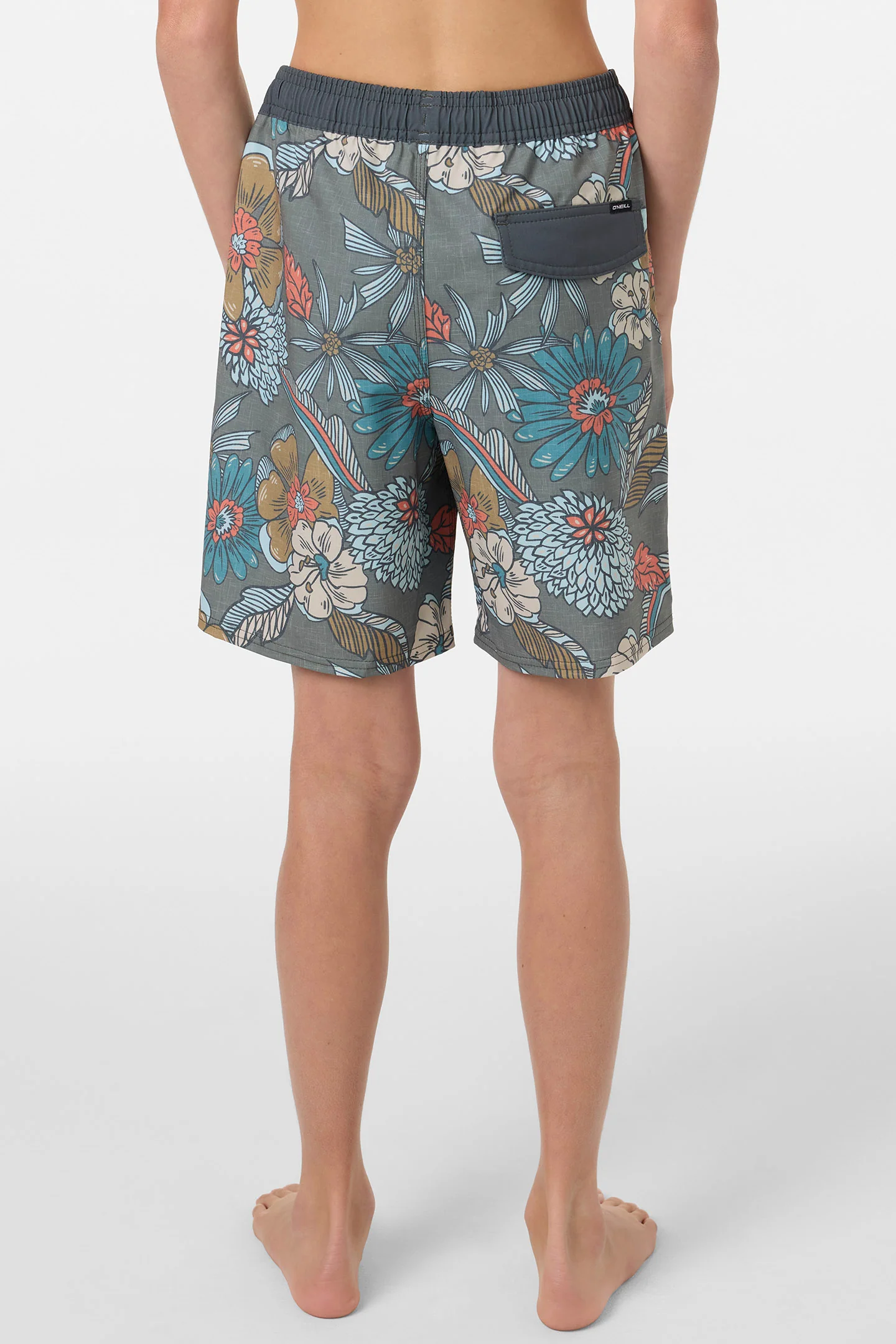Boy's Hermosa Elastic Waist Lined 16" Swim Trunks - Image 4