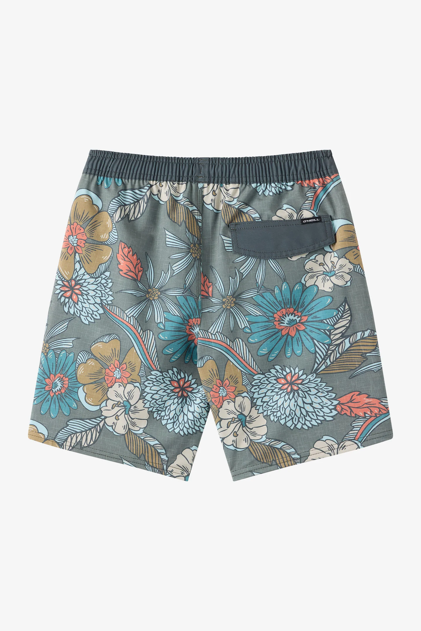 Boy's Hermosa Elastic Waist Lined 16" Swim Trunks - Image 7