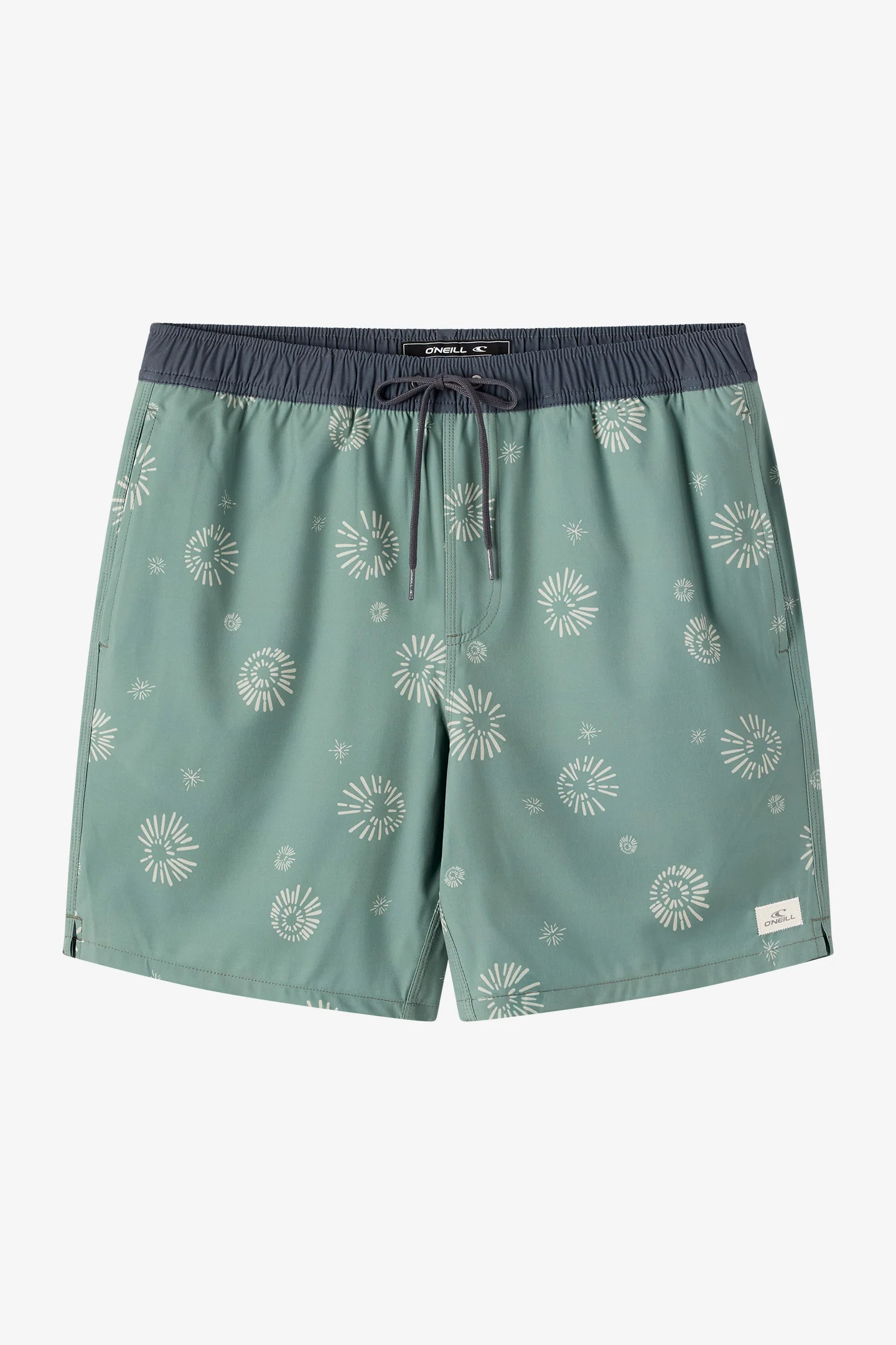 Hermosa Elastic Waist Lined 17" Swim Trunks