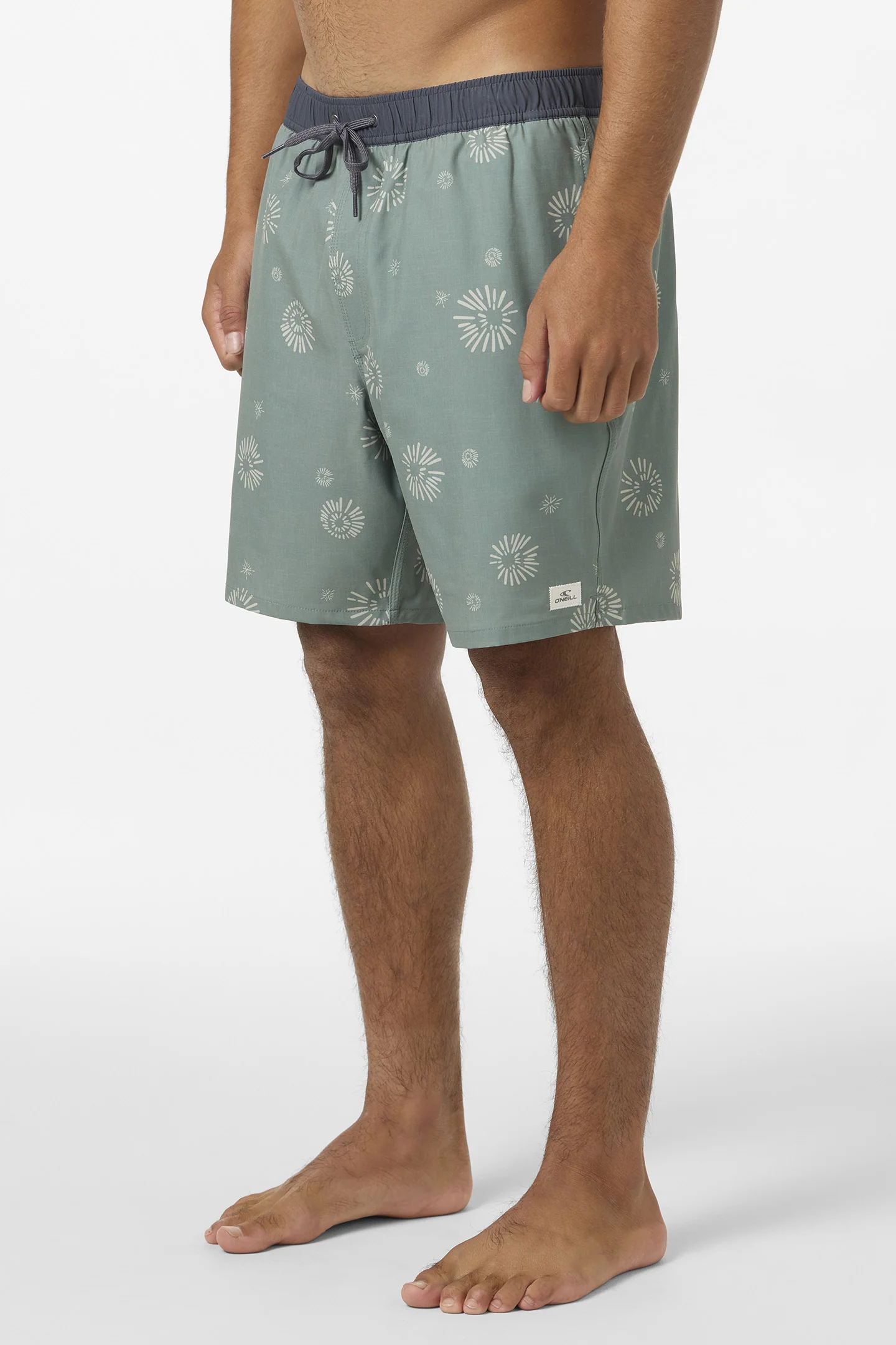 Hermosa Elastic Waist Lined 17" Swim Trunks - Image 3