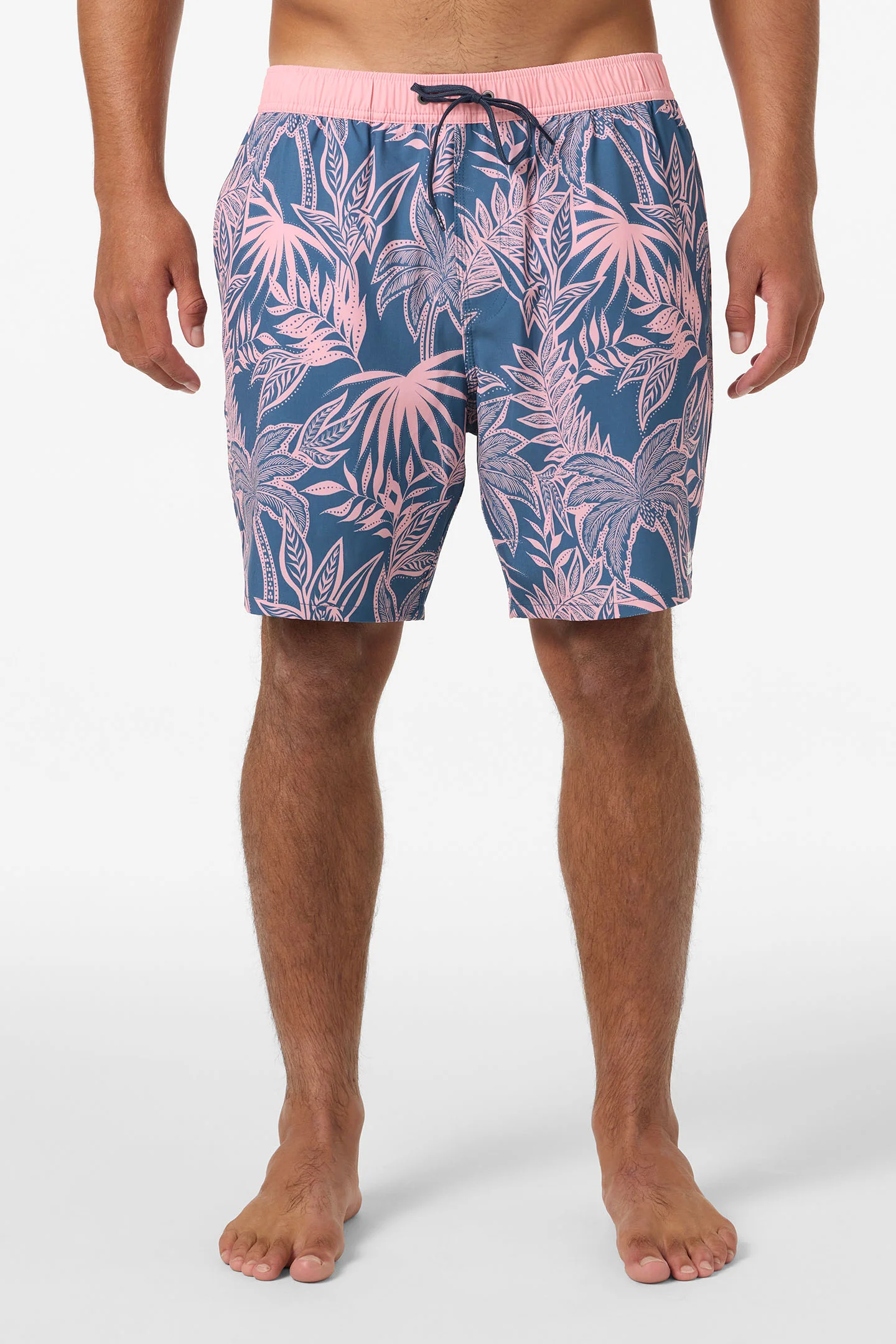 Hermosa Elastic Waist Lined 17" Swim Trunks - Image 2