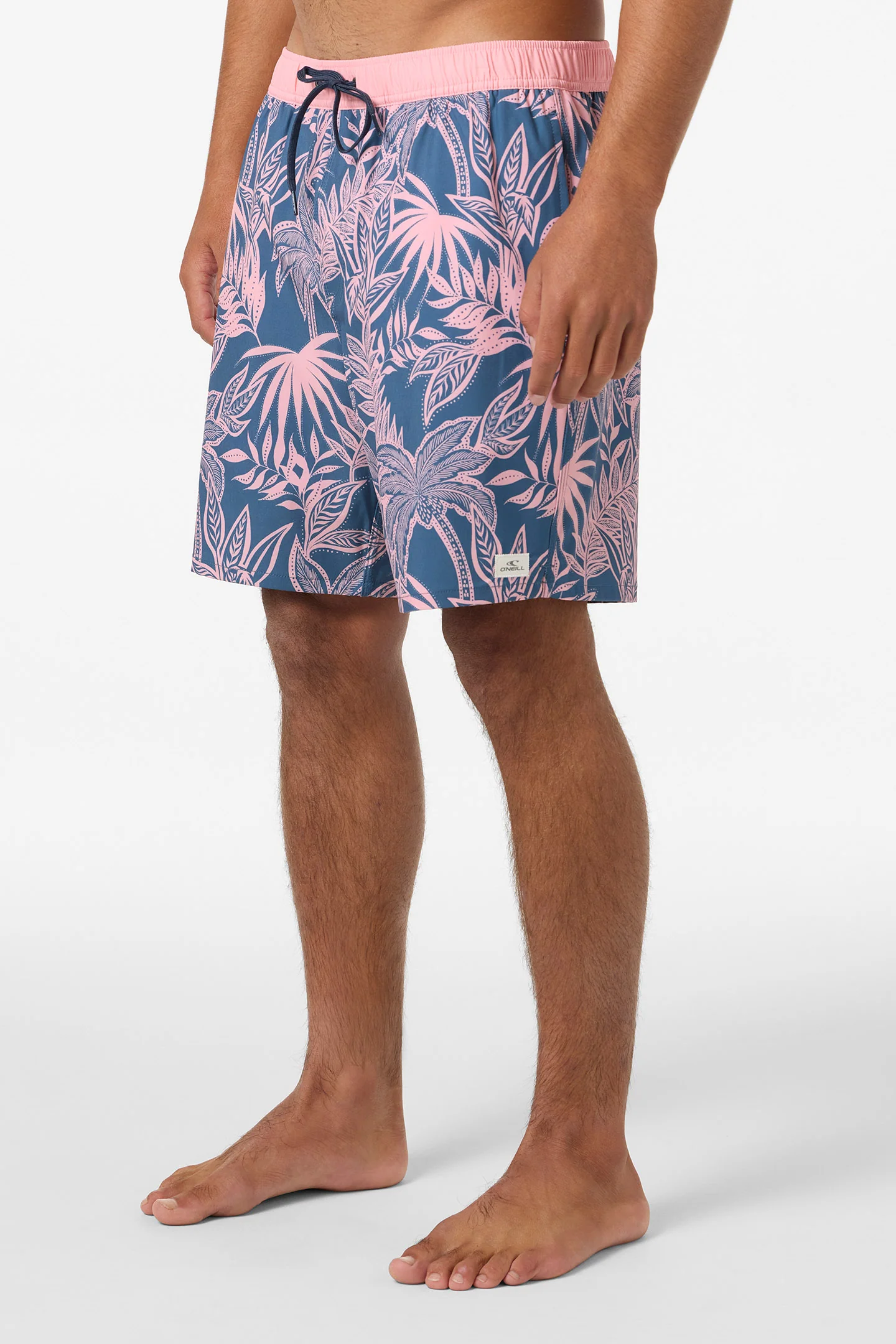 Hermosa Elastic Waist Lined 17" Swim Trunks - Image 3