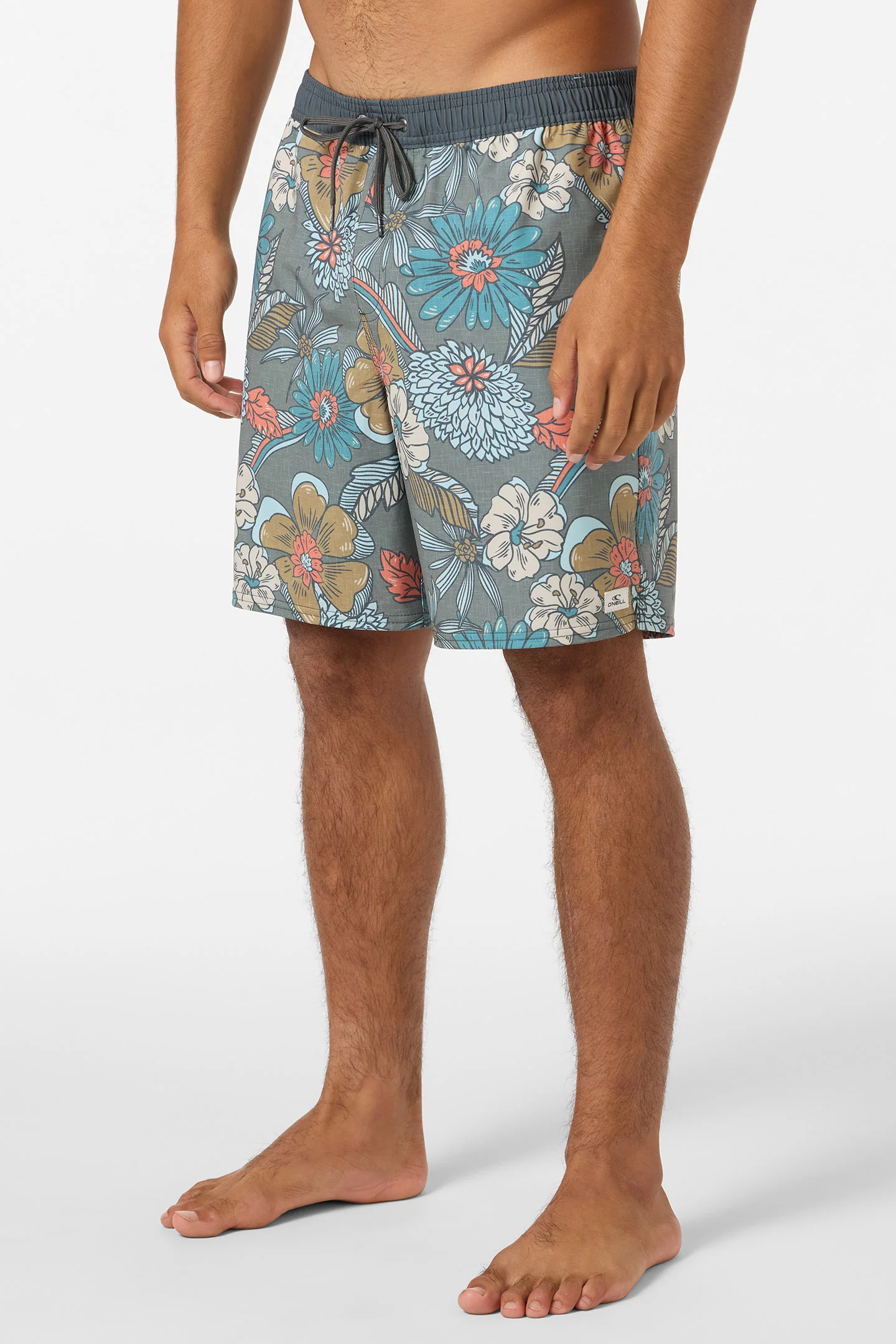 Hermosa Elastic Waist Lined 17" Swim Trunks - Image 3