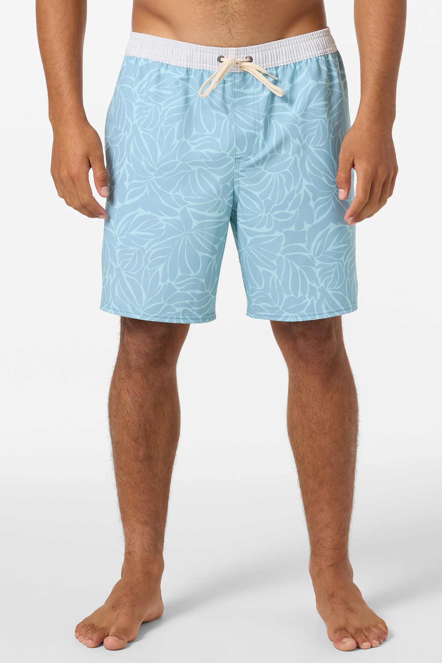 Hermosa Elastic Waist Lined 17" Swim Trunks - Image 2