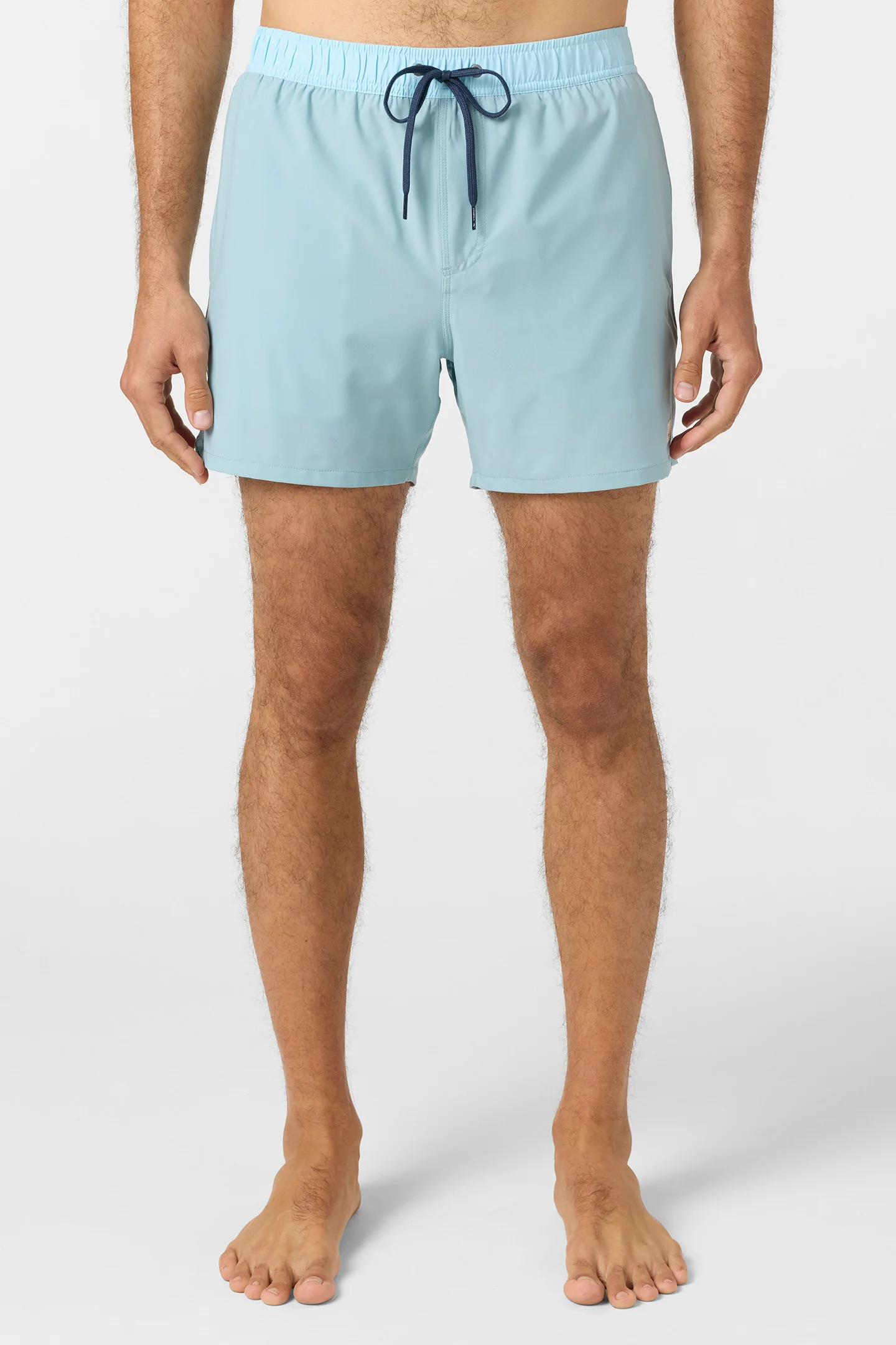 Hermosa Light Lined Elastic Waist 17" Swim Trunks - Image 2