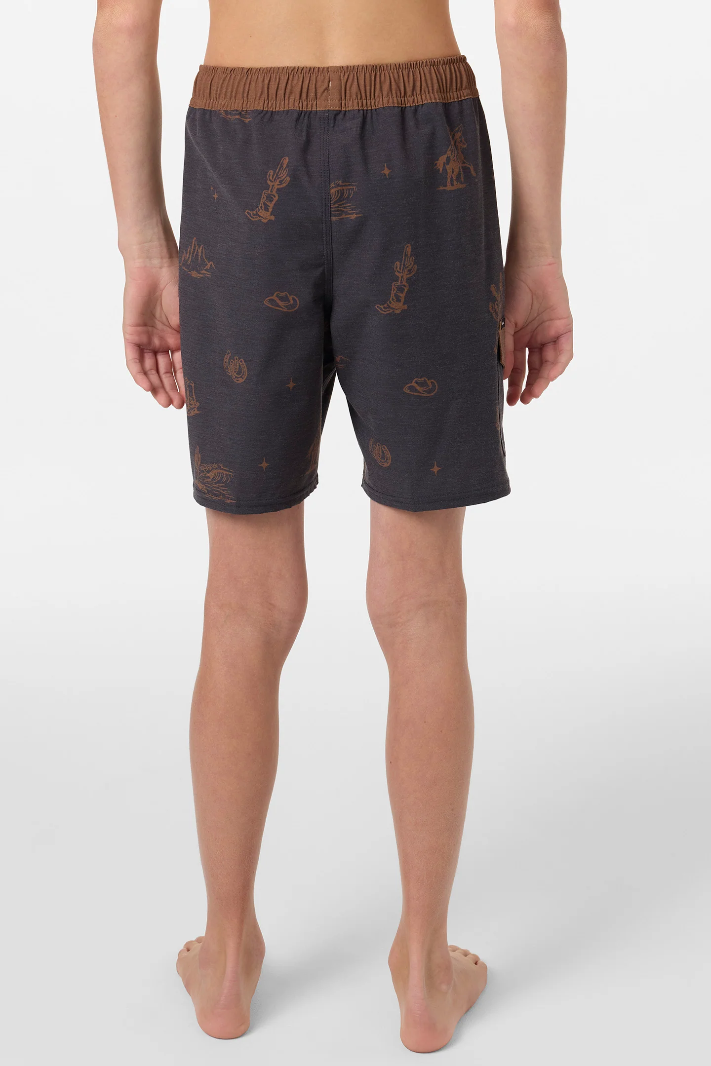 Boy's Hermosa Retro 16" Swim Trunks - Image 4