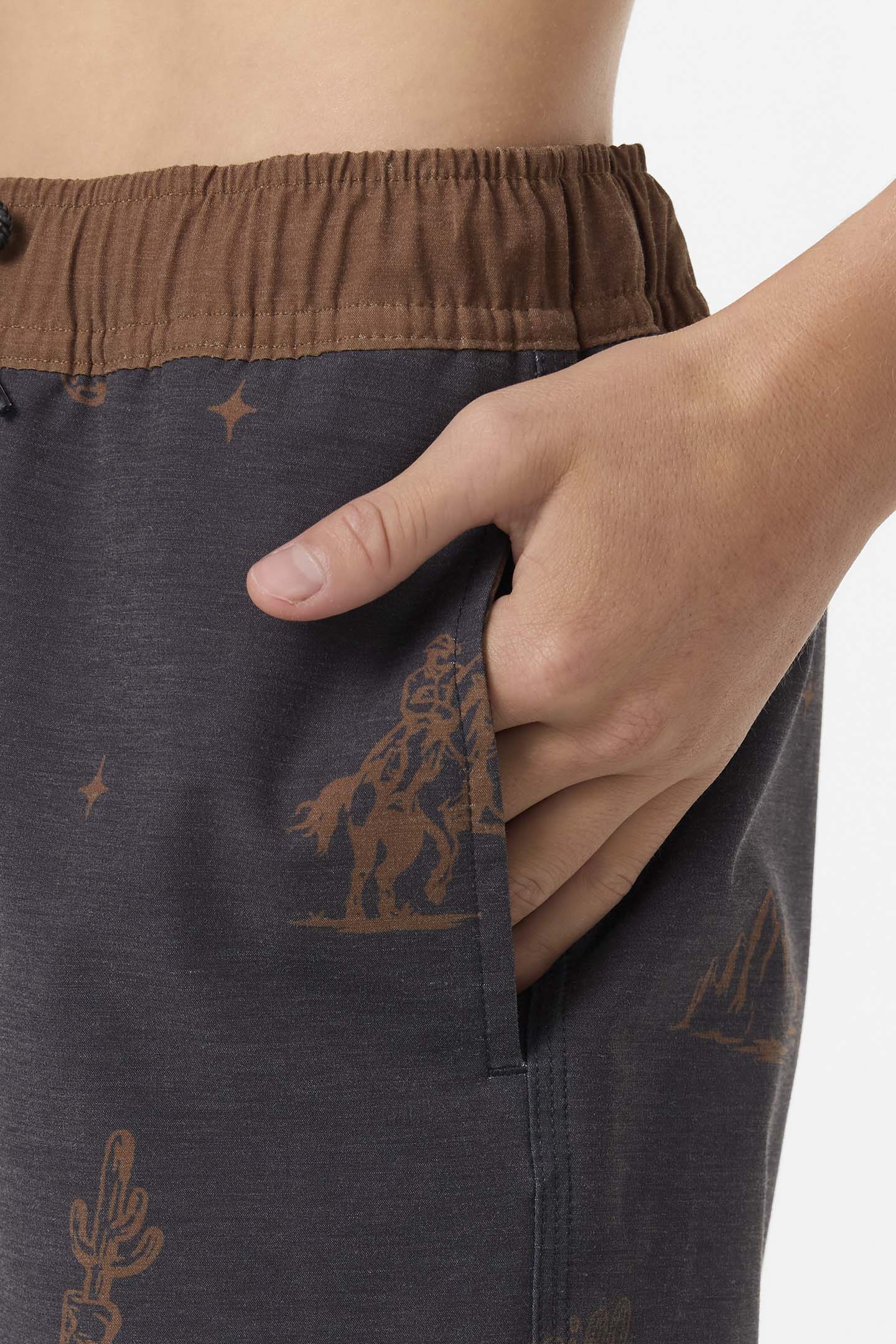 Boy's Hermosa Retro 16" Swim Trunks - Image 5
