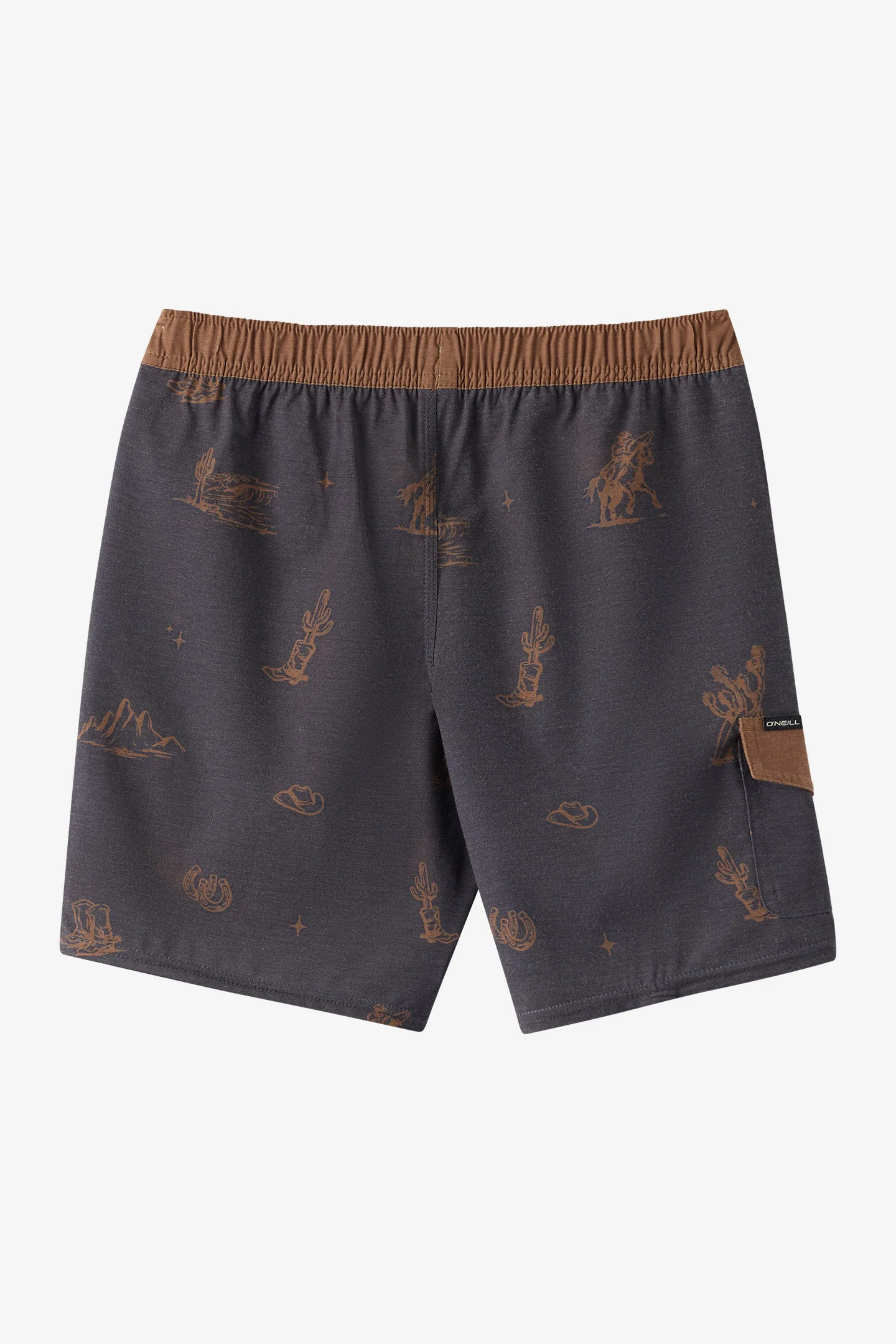 Boy's Hermosa Retro 16" Swim Trunks - Image 6