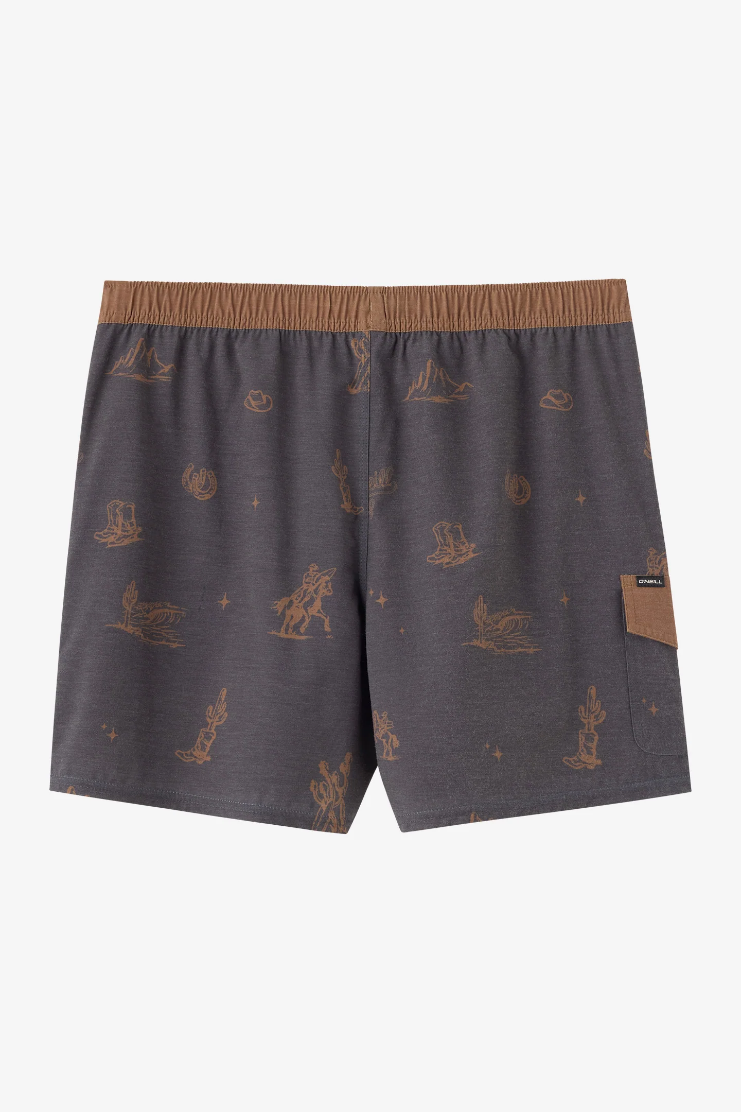 Hermosa Retro 17" Elastic Waist Swim Trunks - Image 6