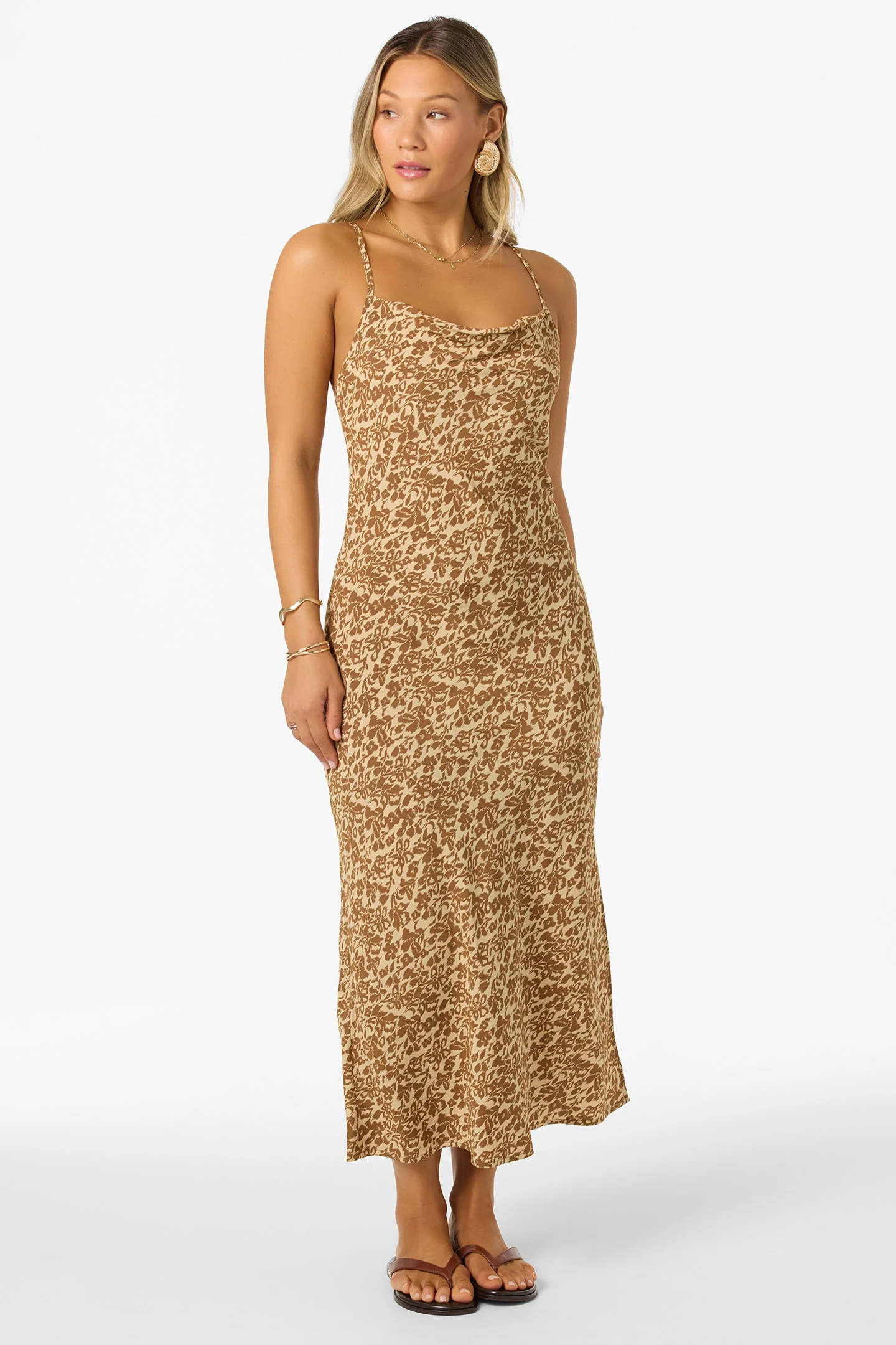 Holly Animal Midi Dress