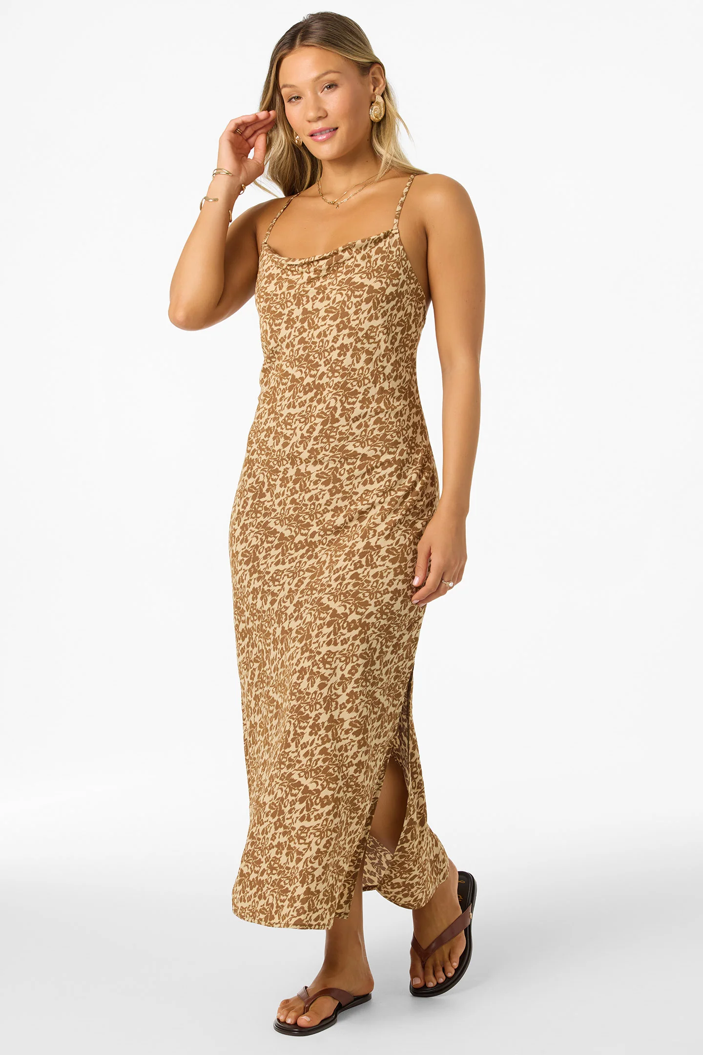 Holly Animal Midi Dress - Image 3