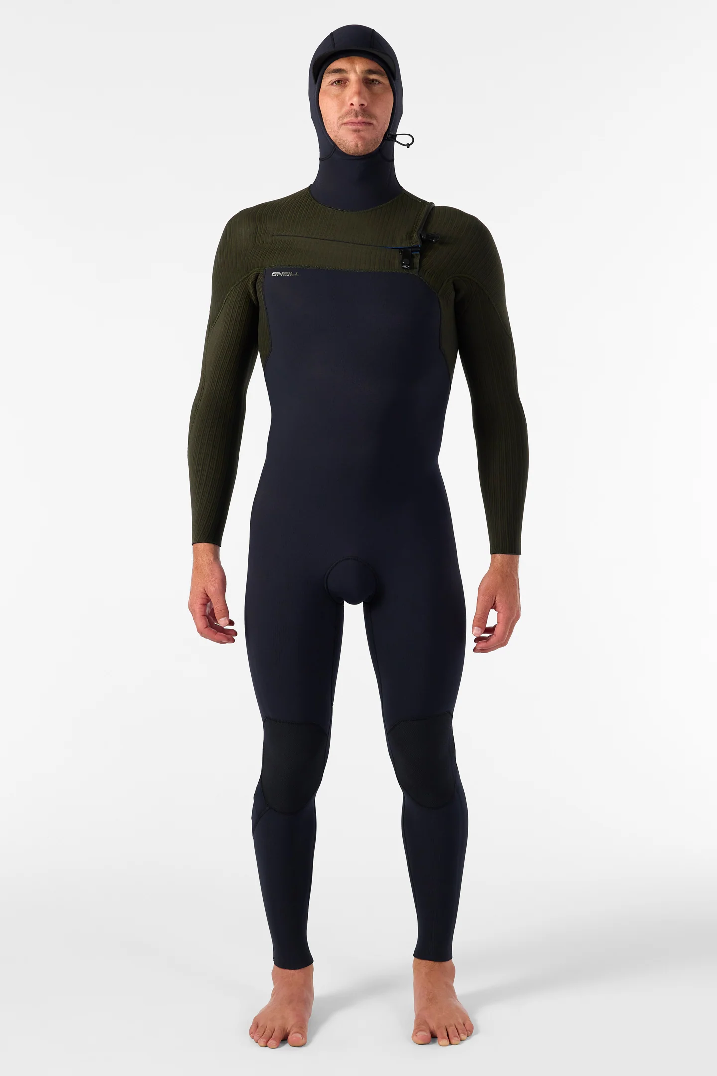 Hyperfreak 4/3mm+ Chest Zip Full Wetsuit W/ Hood - Image 2