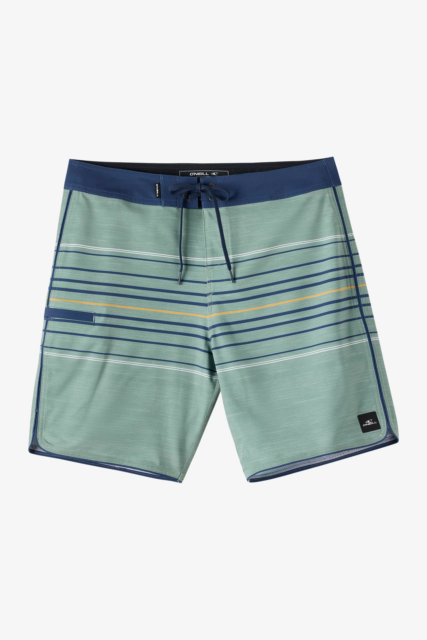 Boy's Hyperfreak Heat Stripe Scallop 16" Boardshorts