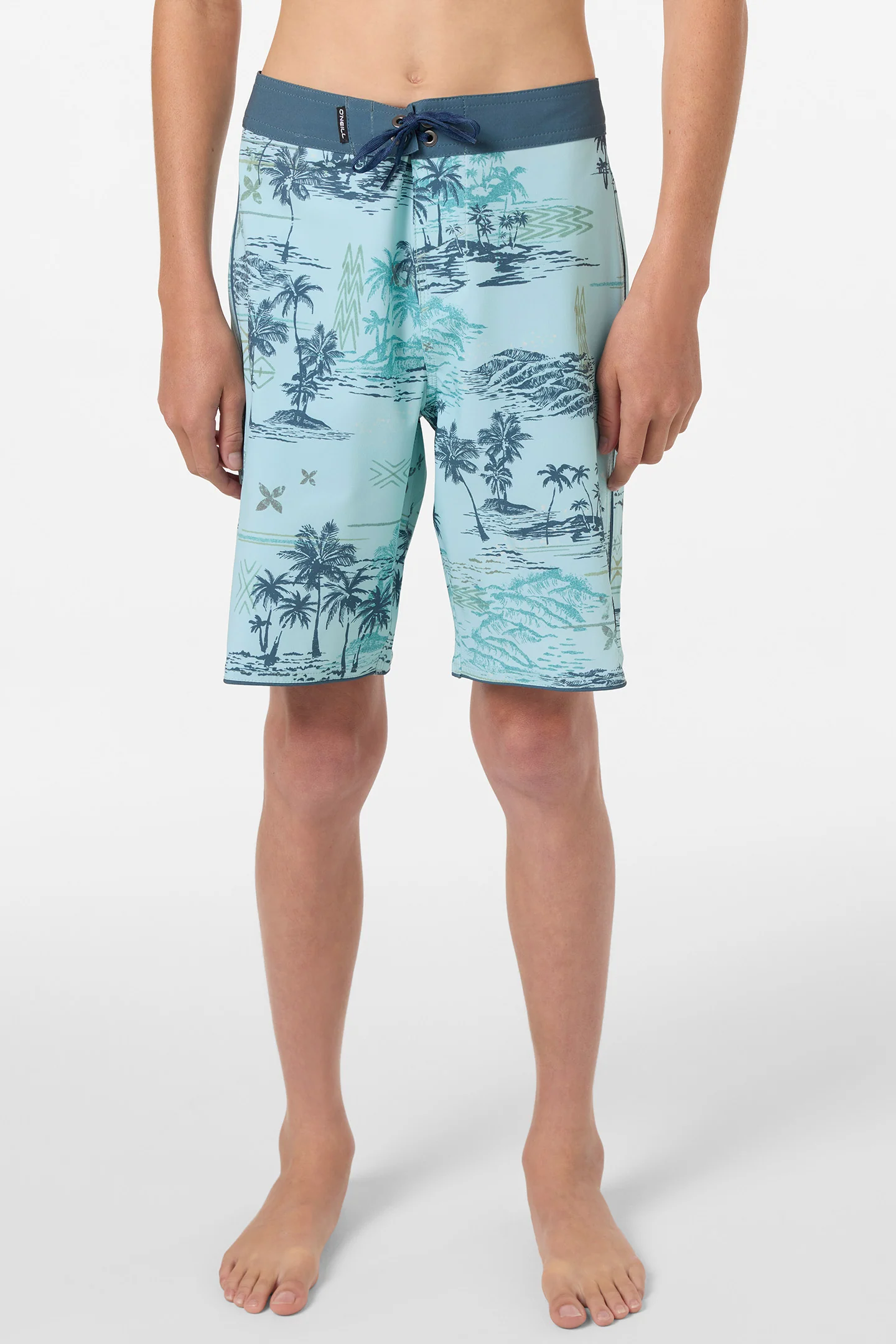 Boy's Hyperfreak Mysto Scallop 17" Boardshorts - Image 2