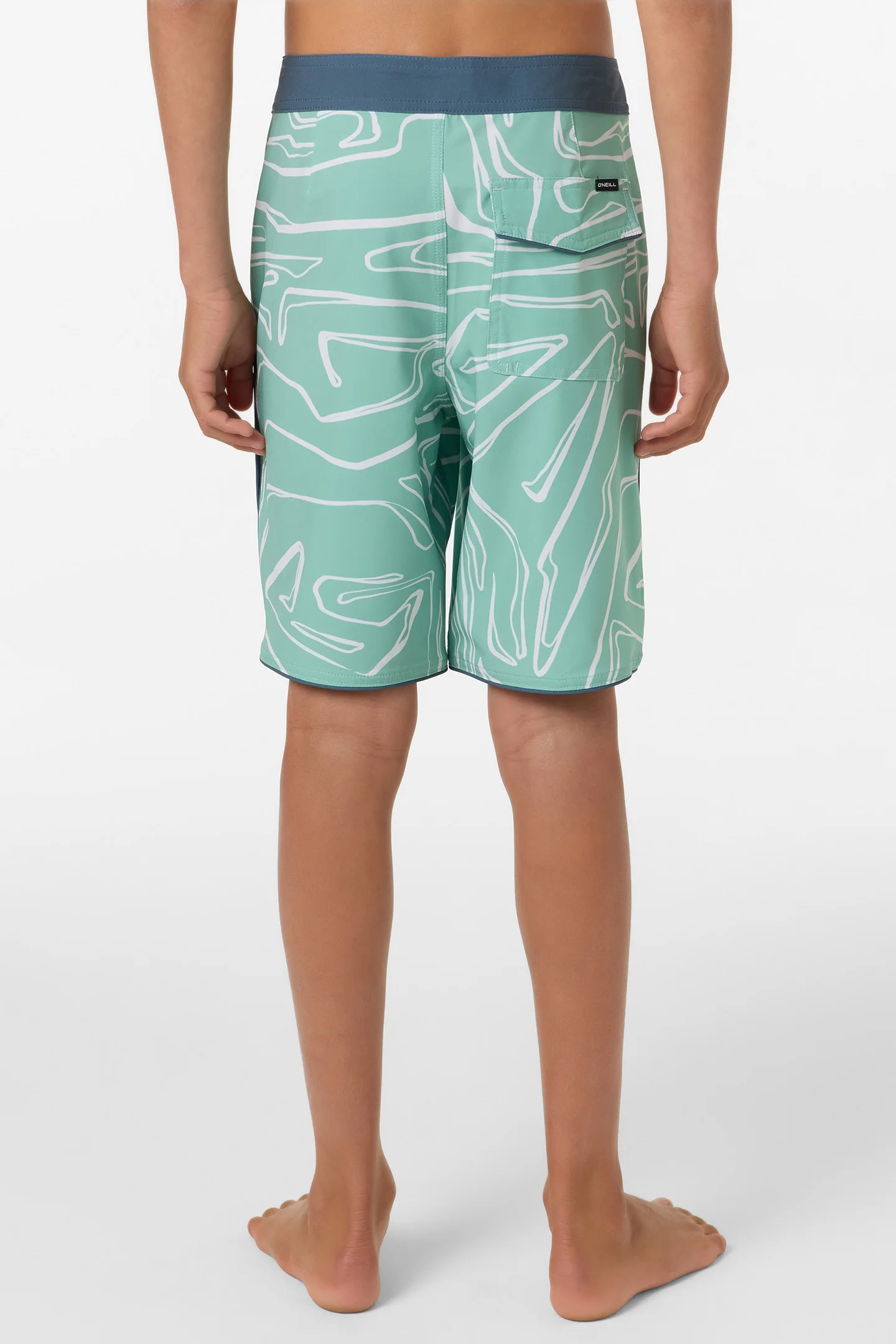 Boy's Hyperfreak Mysto Scallop 17" Boardshorts - Image 4