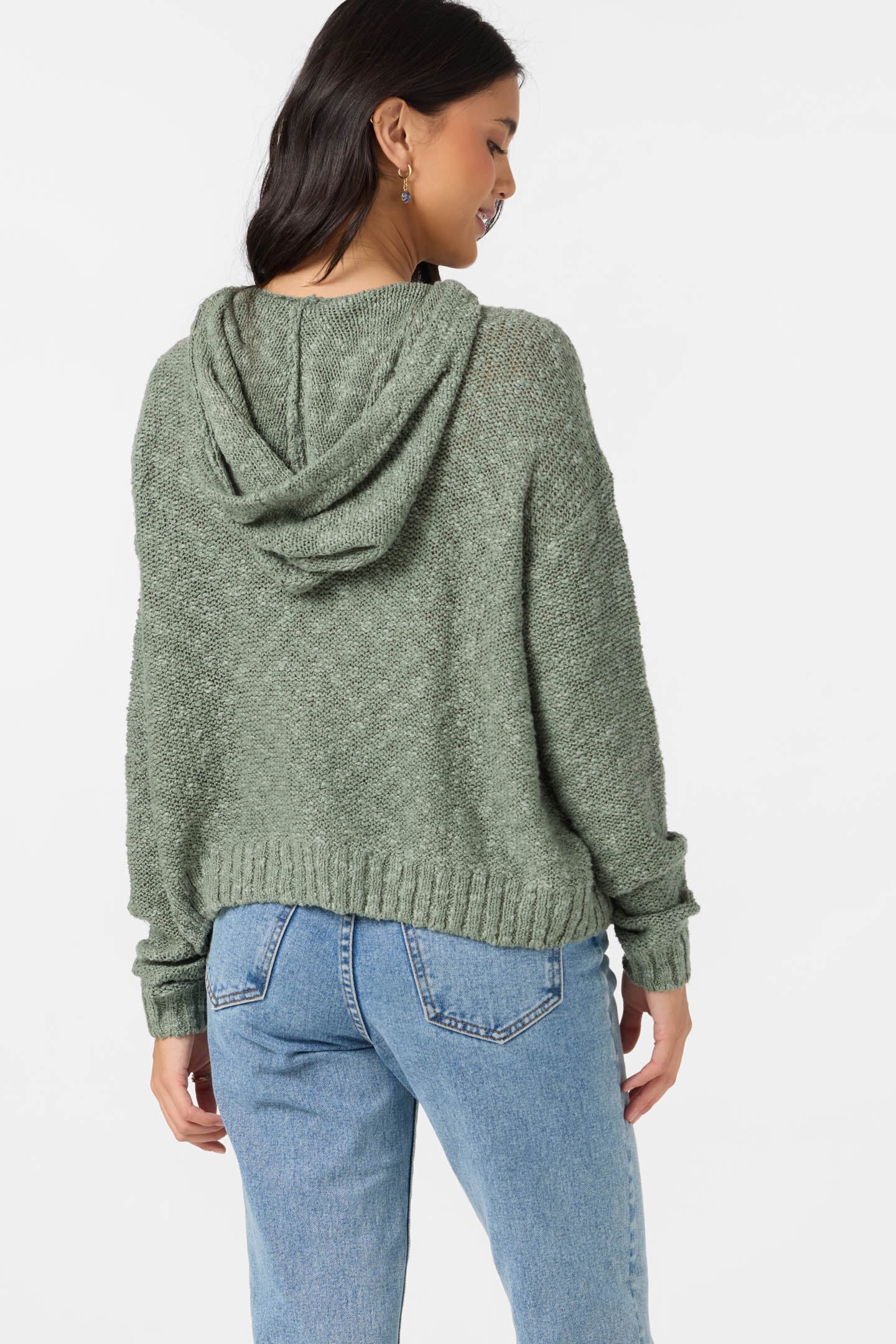 Jayne Solid Long Sleeve Sweater - Image 2
