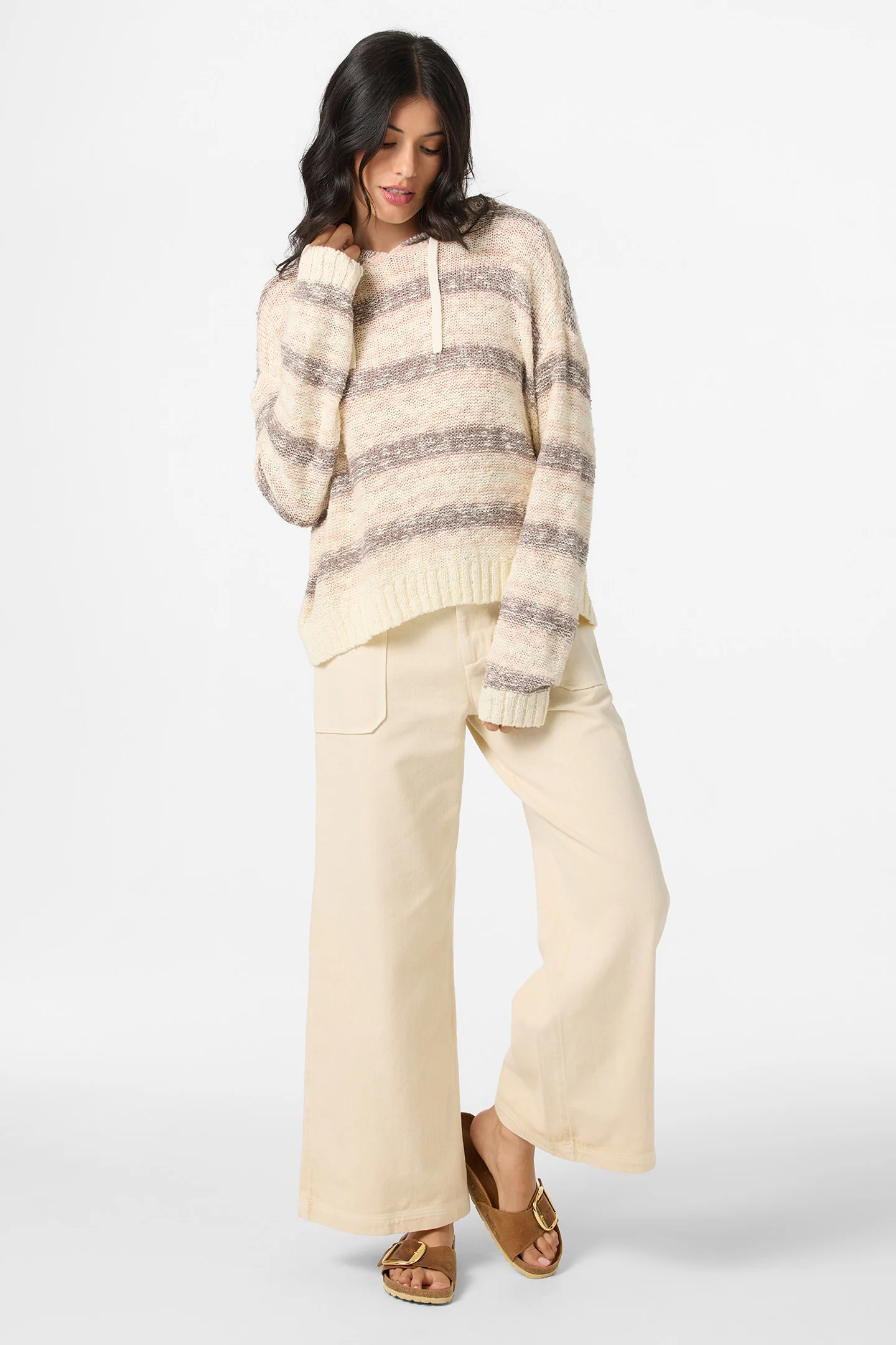Jayne Stripe Long Sleeve Sweater - Image 3