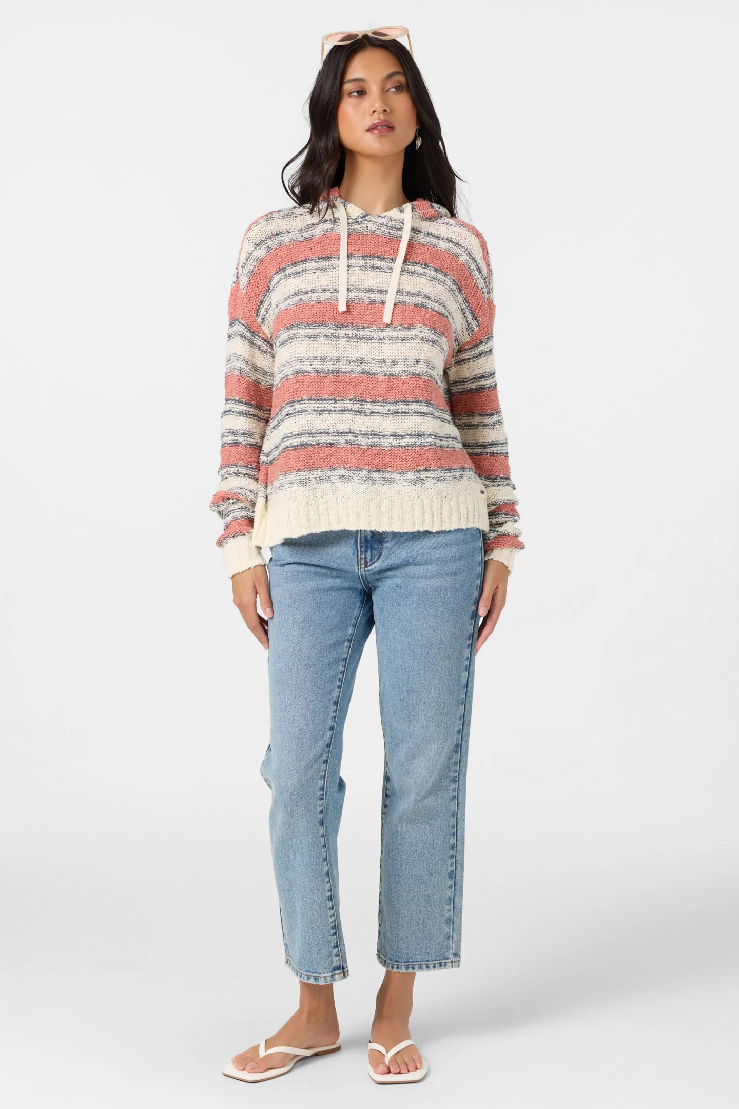 Jayne Stripe Long Sleeve Sweater - Image 3