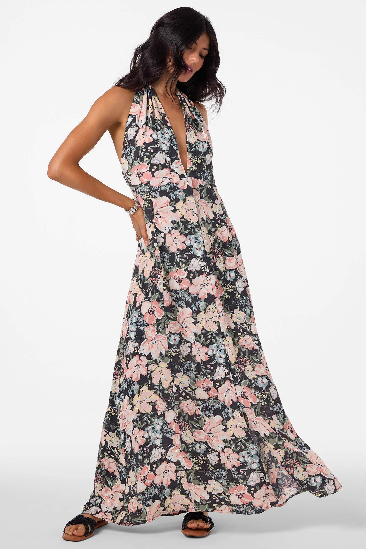 Jemma Floral Maxi Dress - Image 3