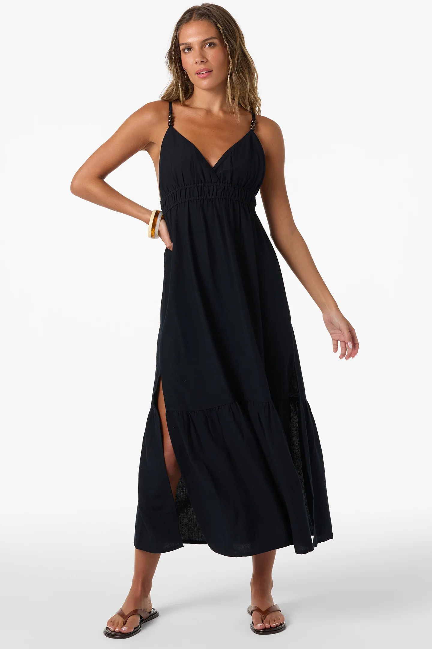 Julez Solid Midi Dress