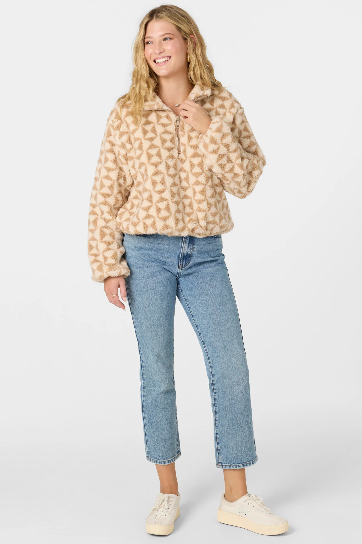 Kacey High Pile Fleece Pullover - Image 3