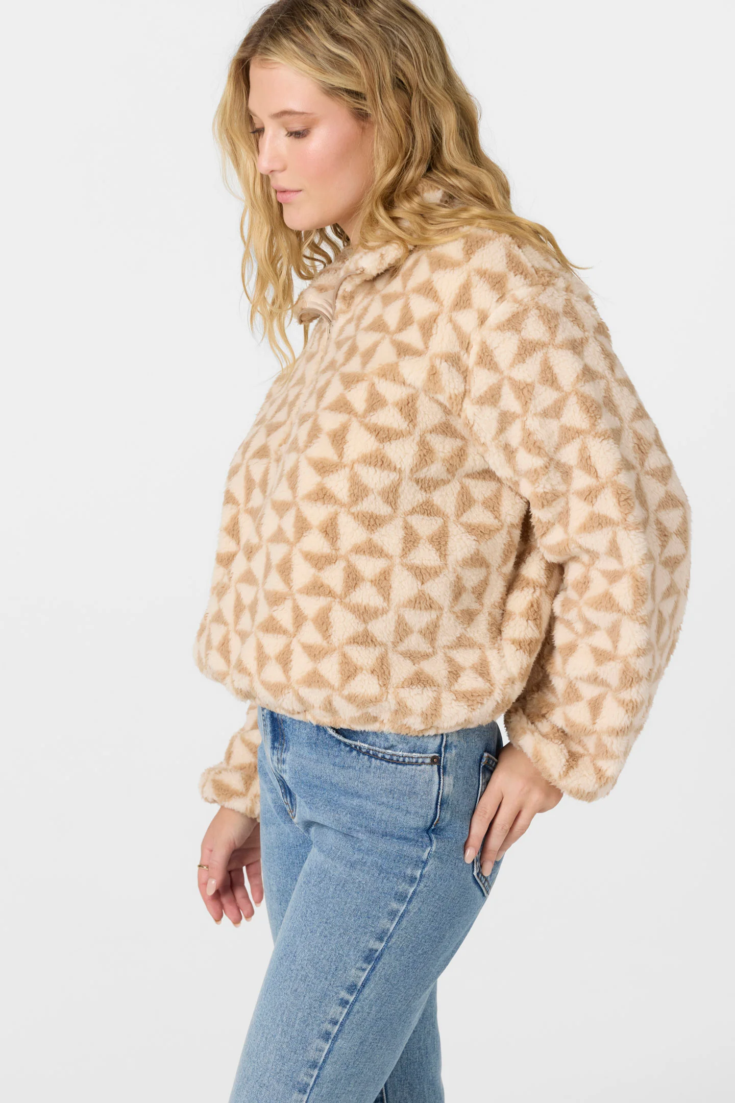 Kacey High Pile Fleece Pullover - Image 7