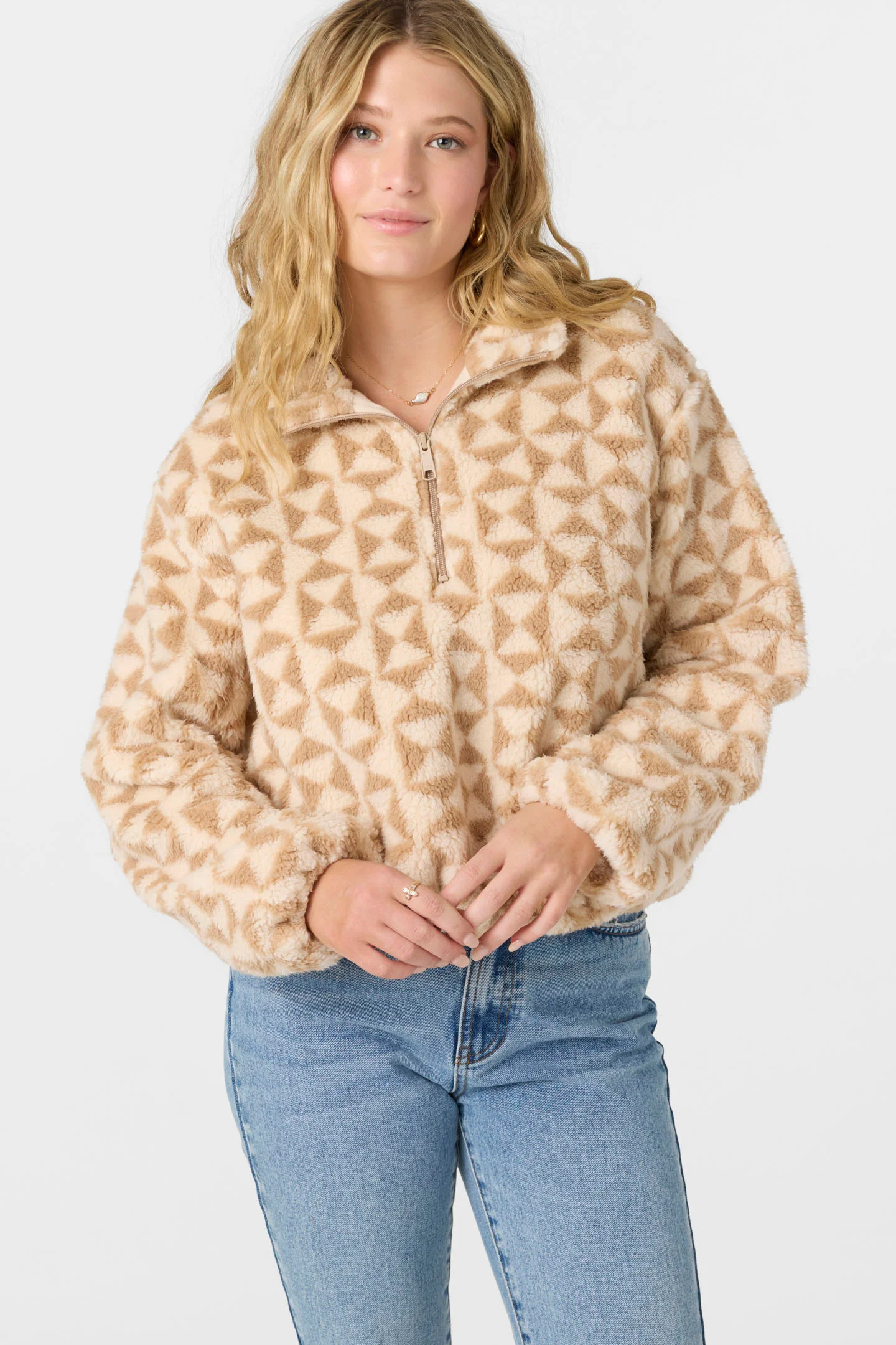 Kacey High Pile Fleece Pullover - Image 8