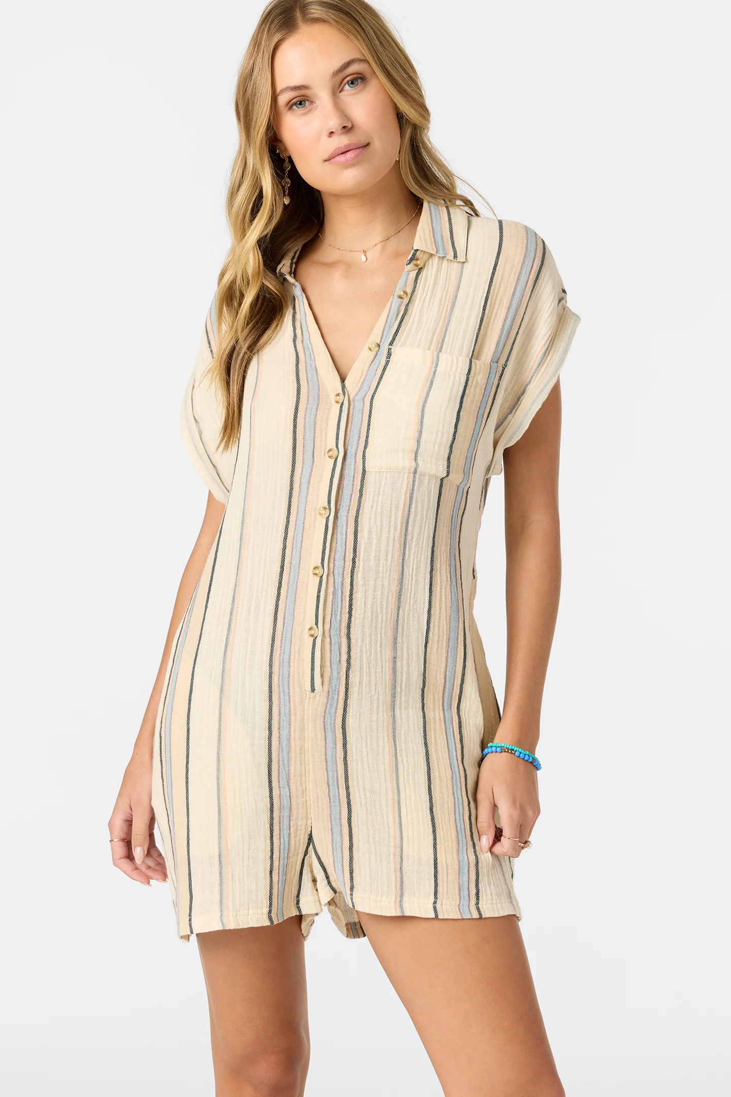 Kamilla Stripe Romper