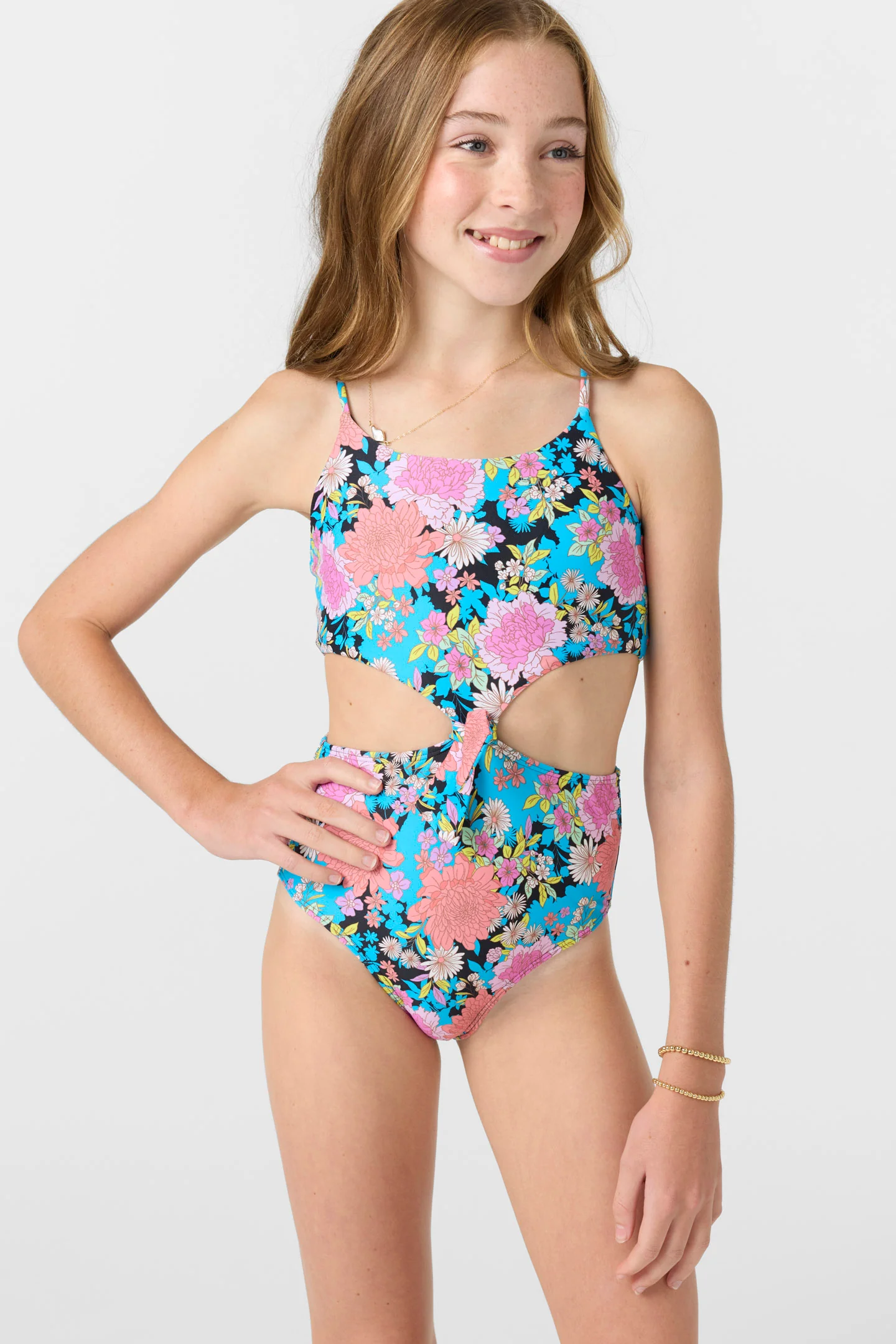 Girl's Knot Front One Piece - Image 6