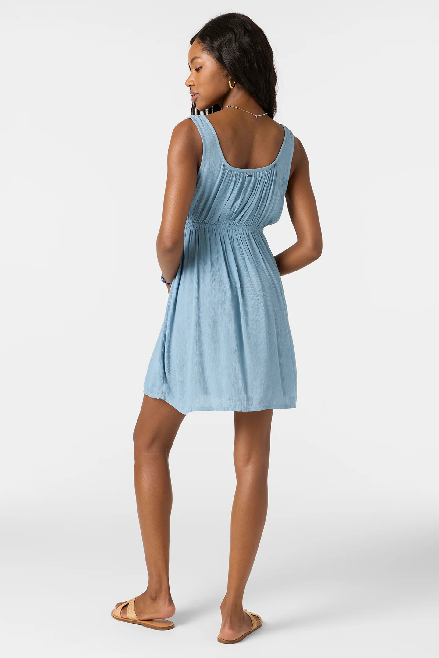 Korie Solid Mini Dress - Image 3