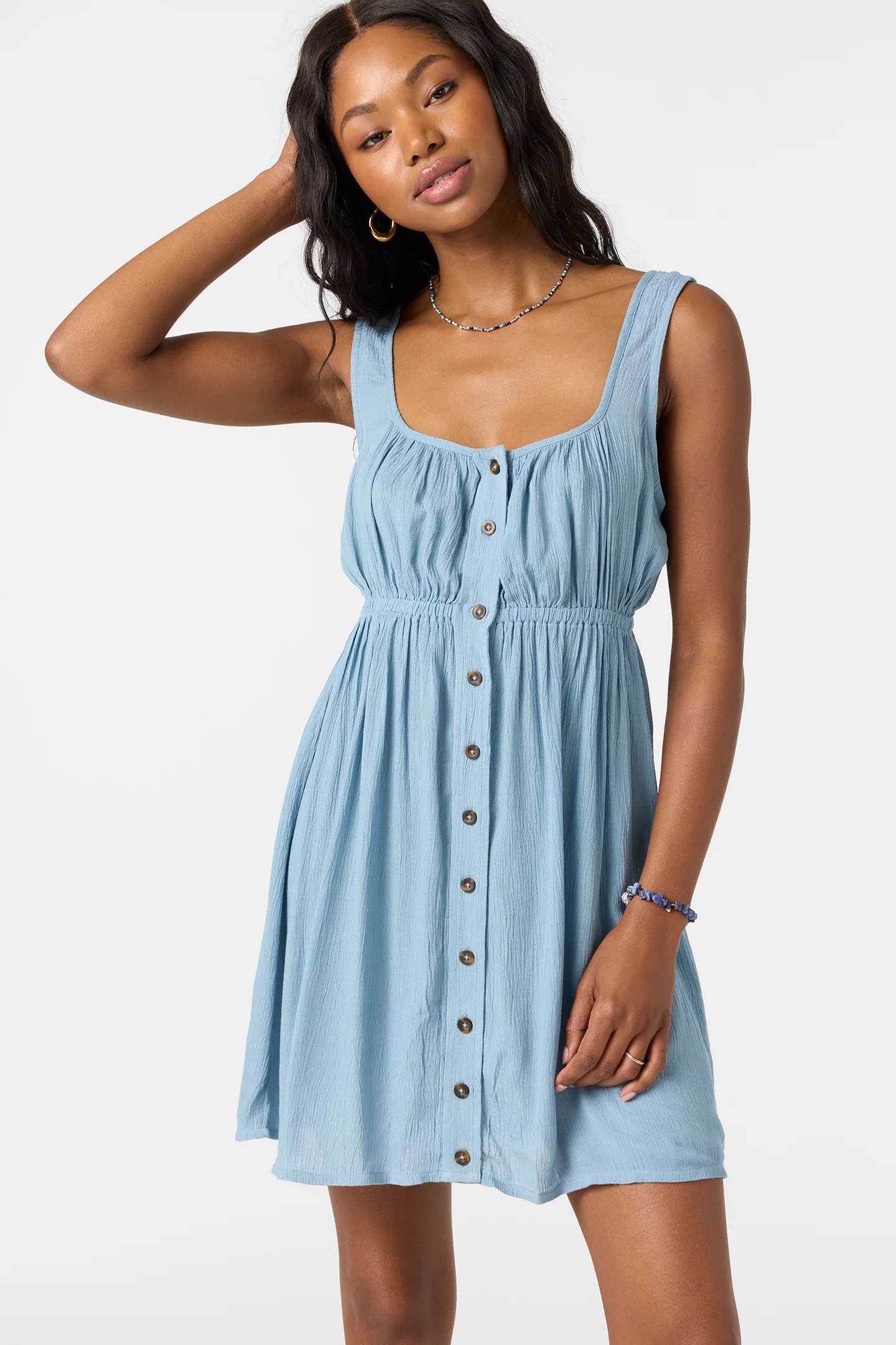Korie Solid Mini Dress - Image 7