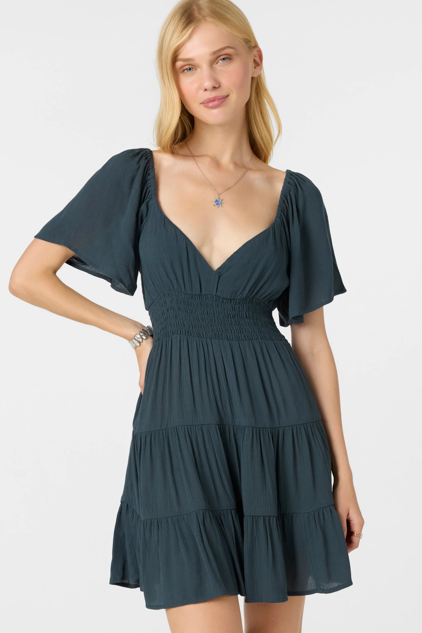 Layken Solid Mini Dress