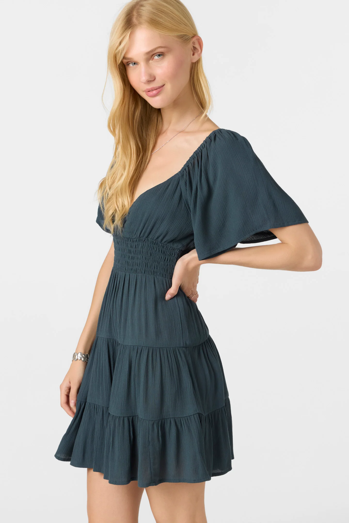 Layken Solid Mini Dress - Image 5