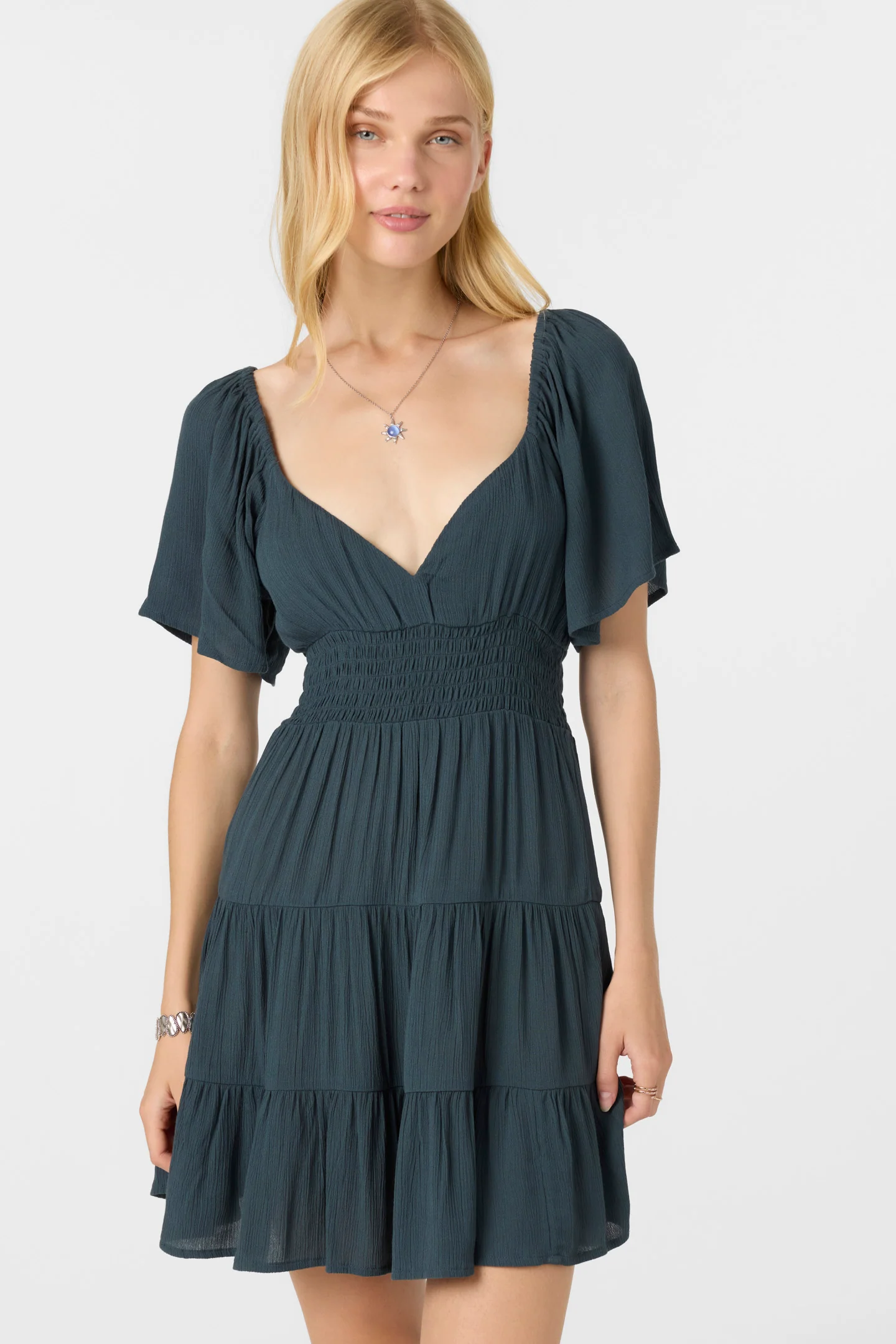 Layken Solid Mini Dress - Image 8