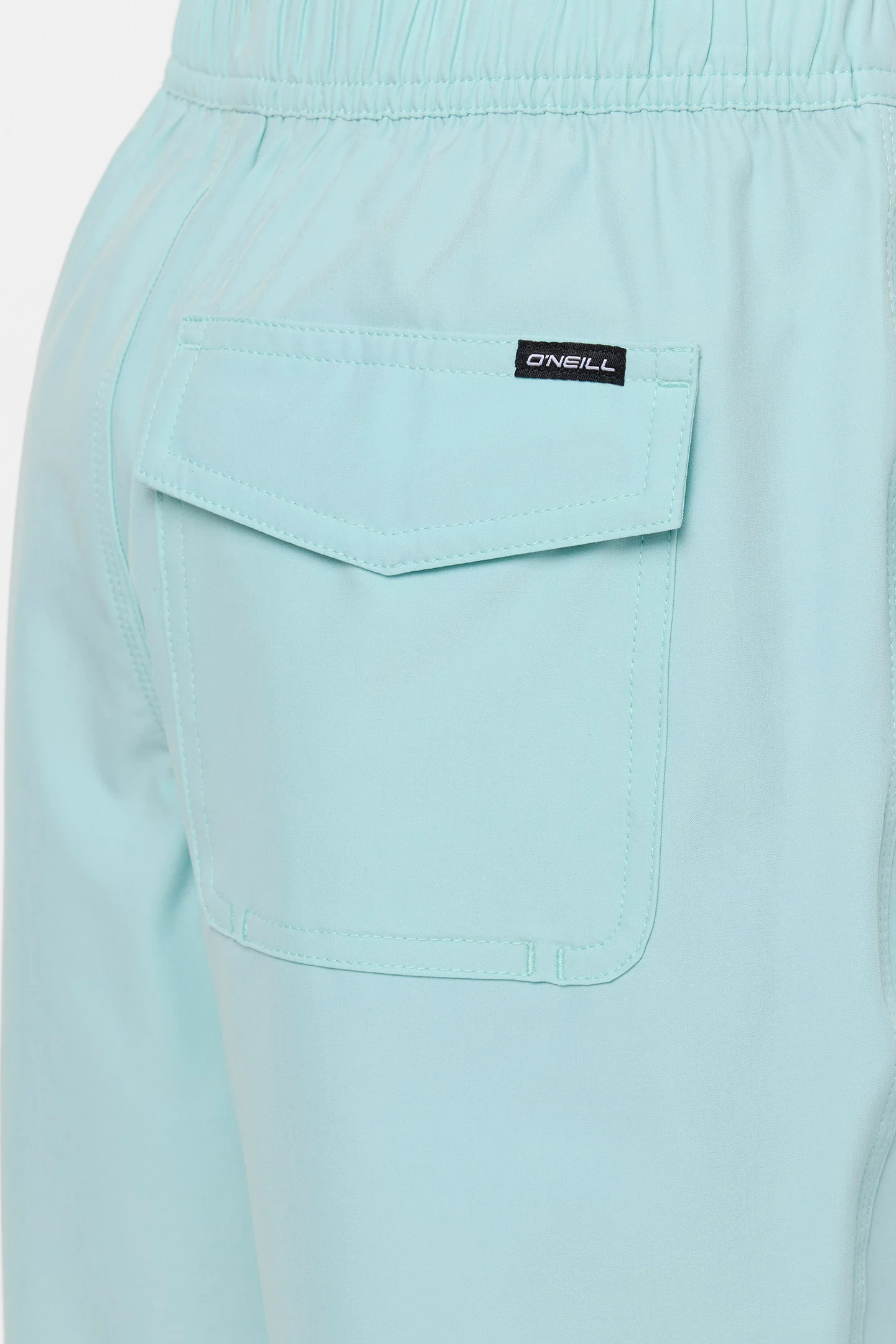 Boy's Lennox Hermosa Solid Volley 16" Swim Trunks - Image 6