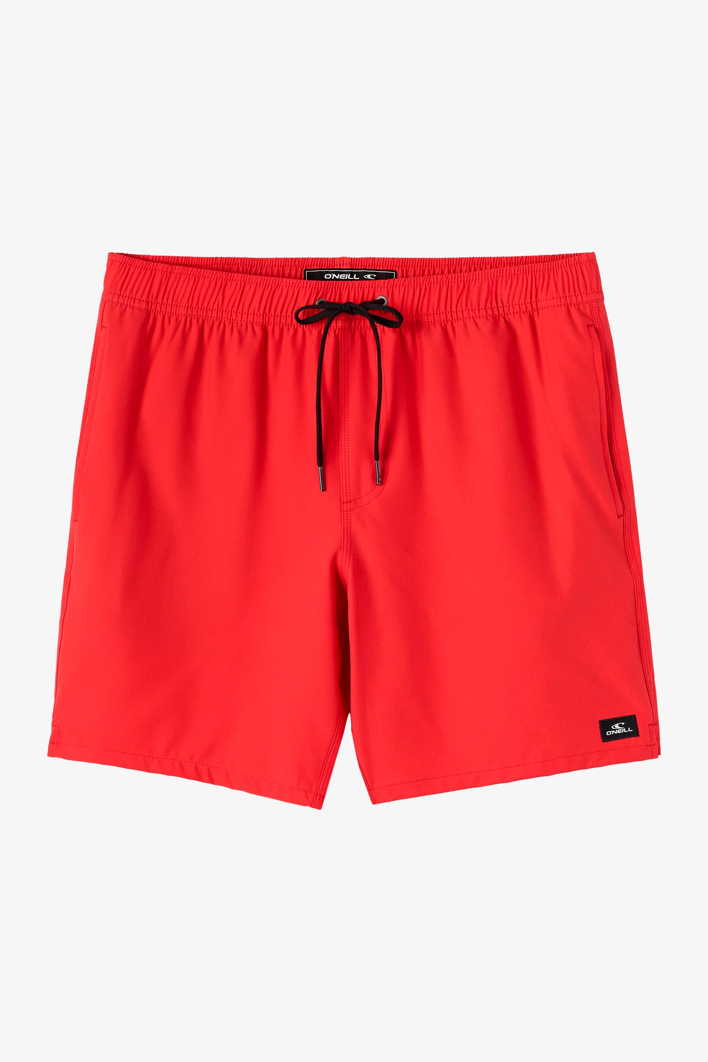 Lennox Hermosa Solid Elastic Waist 17" Swim Trunks
