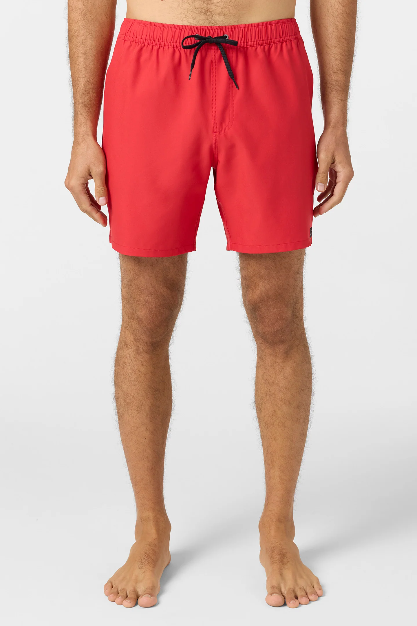 Lennox Hermosa Solid Elastic Waist 17" Swim Trunks - Image 2