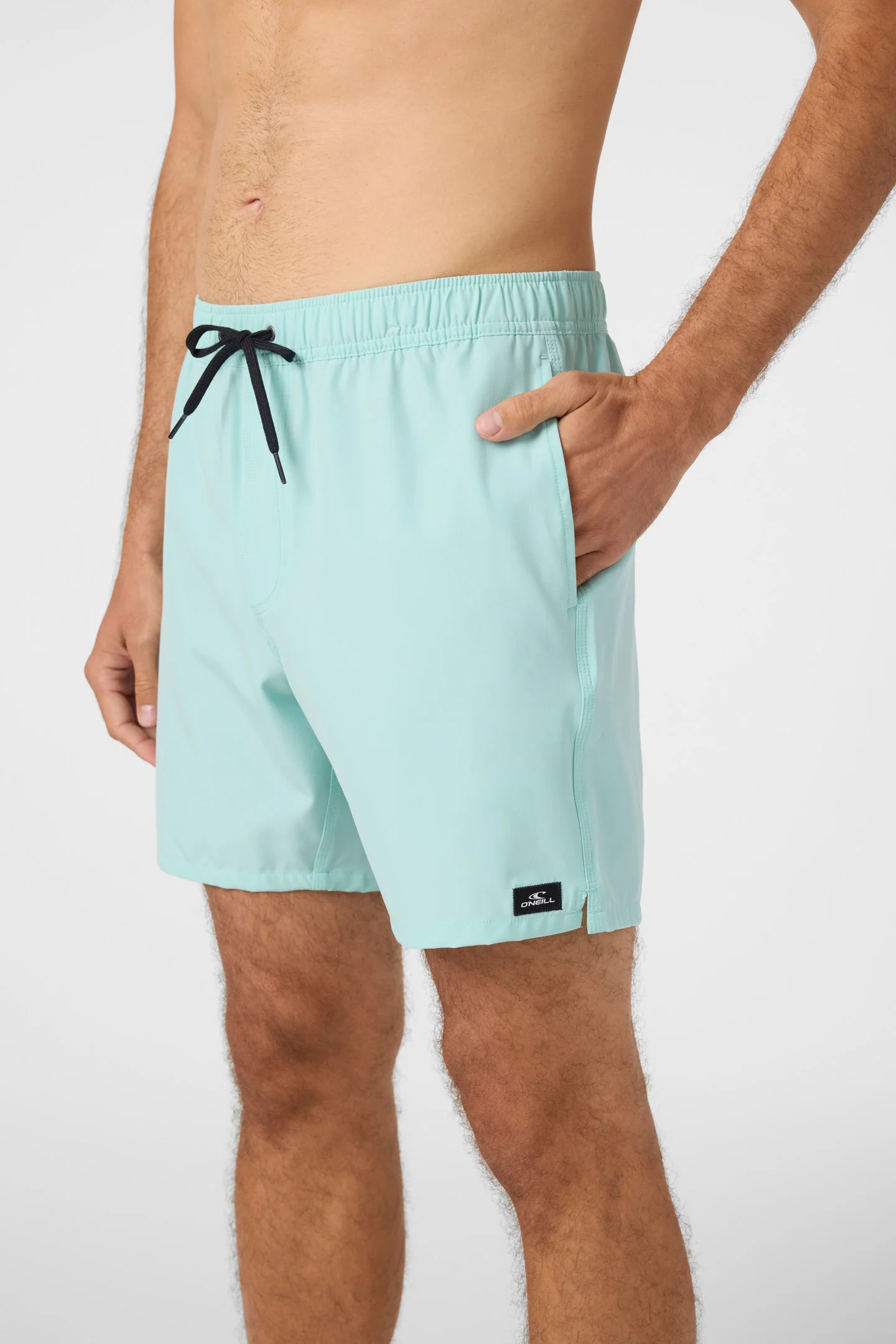 Lennox Hermosa Solid 17" Swim Trunks - Image 4