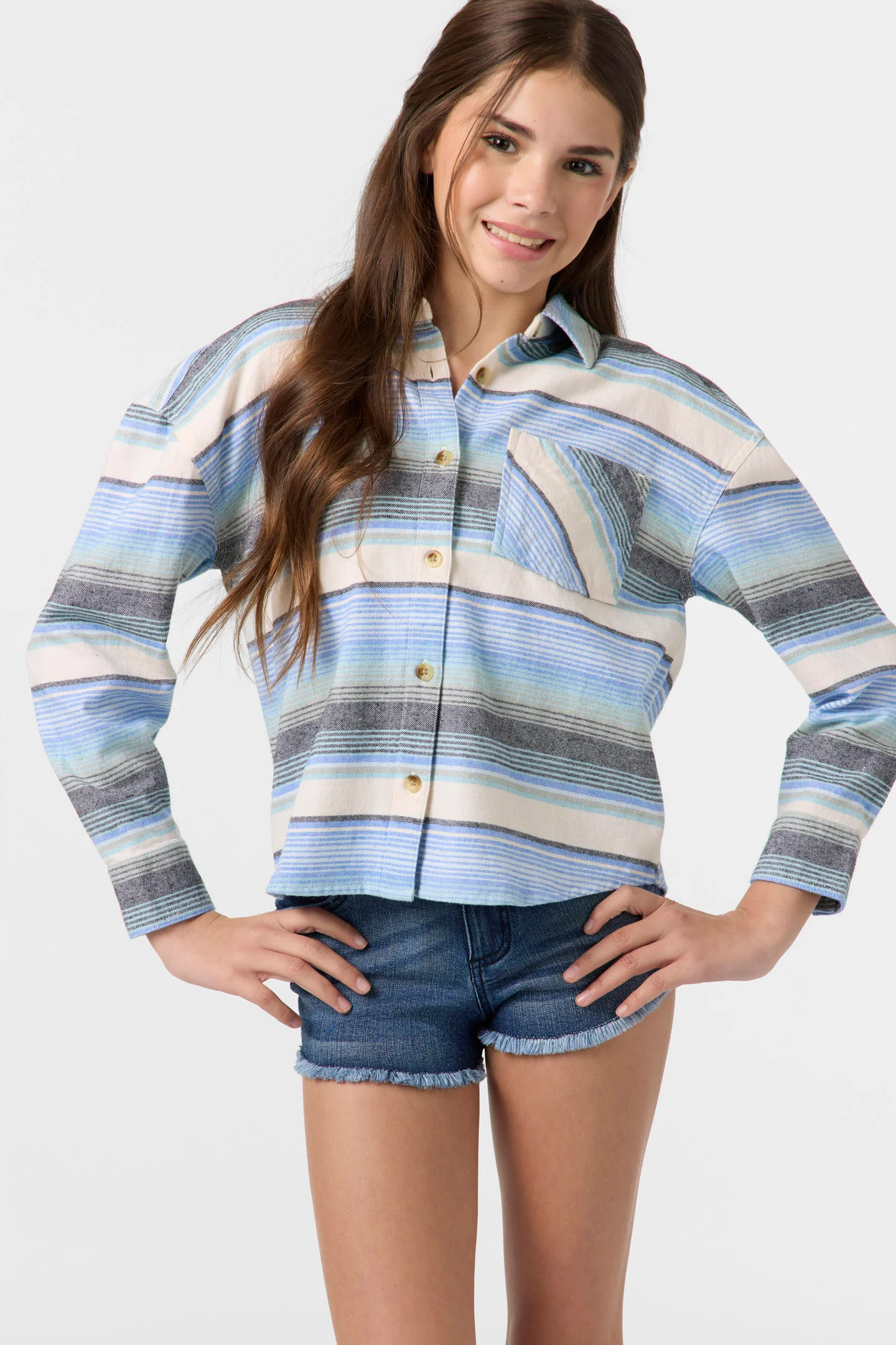 Girl's Leslye Long Sleeve Top