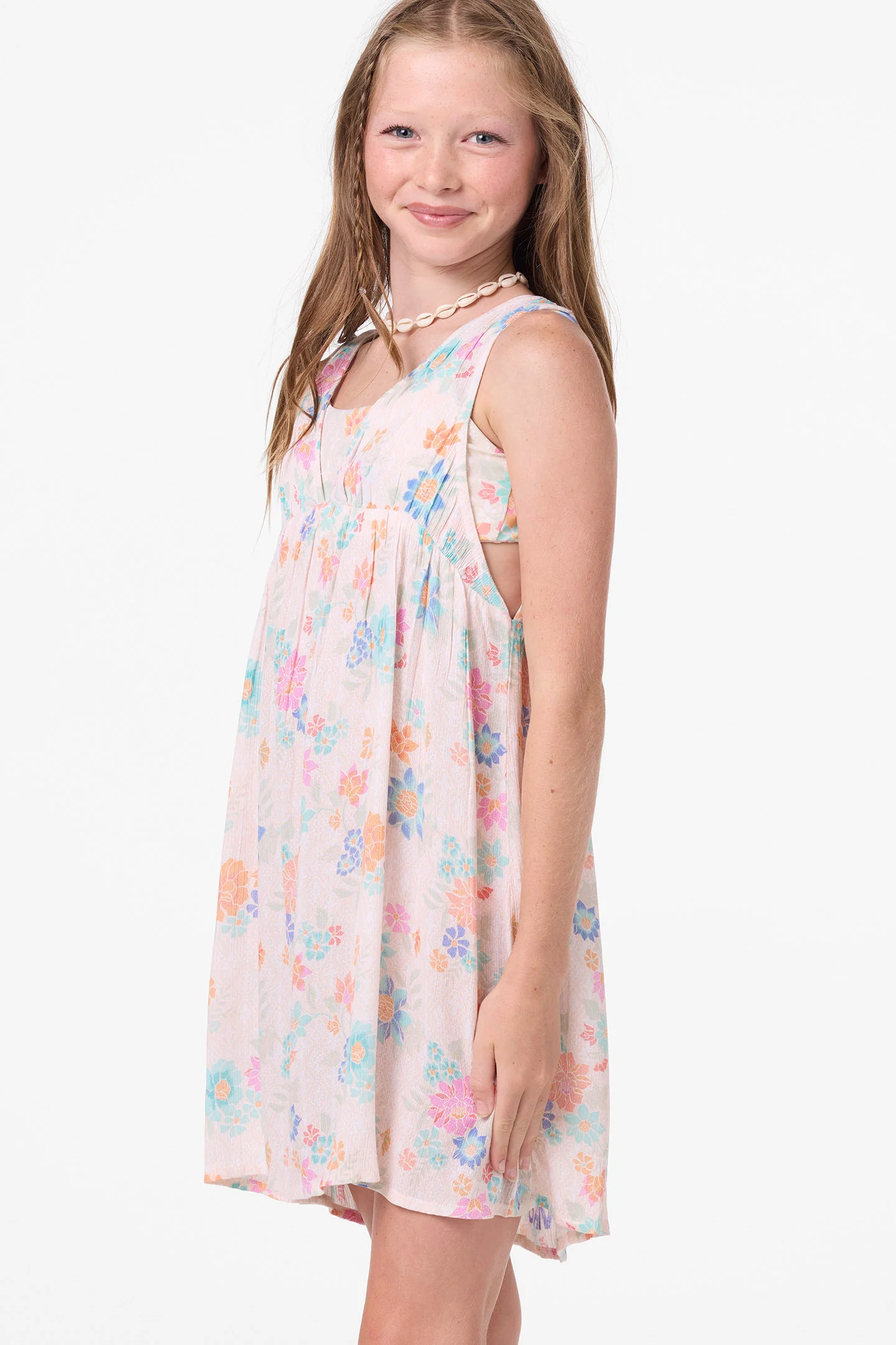 Girl's Letty Printed Cover Up Dress - Image 5