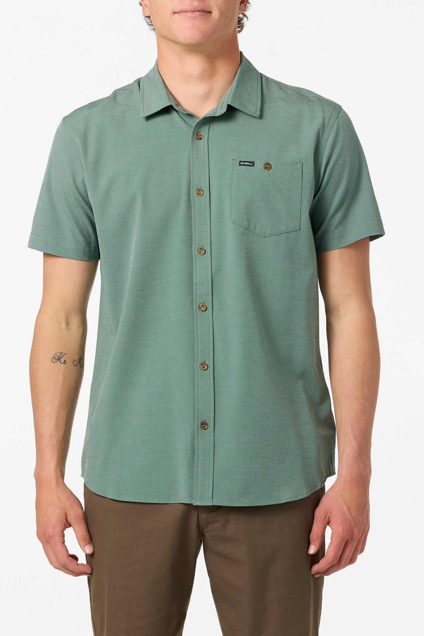 Light Check Hybrid Standard Fit Shirt - Image 2