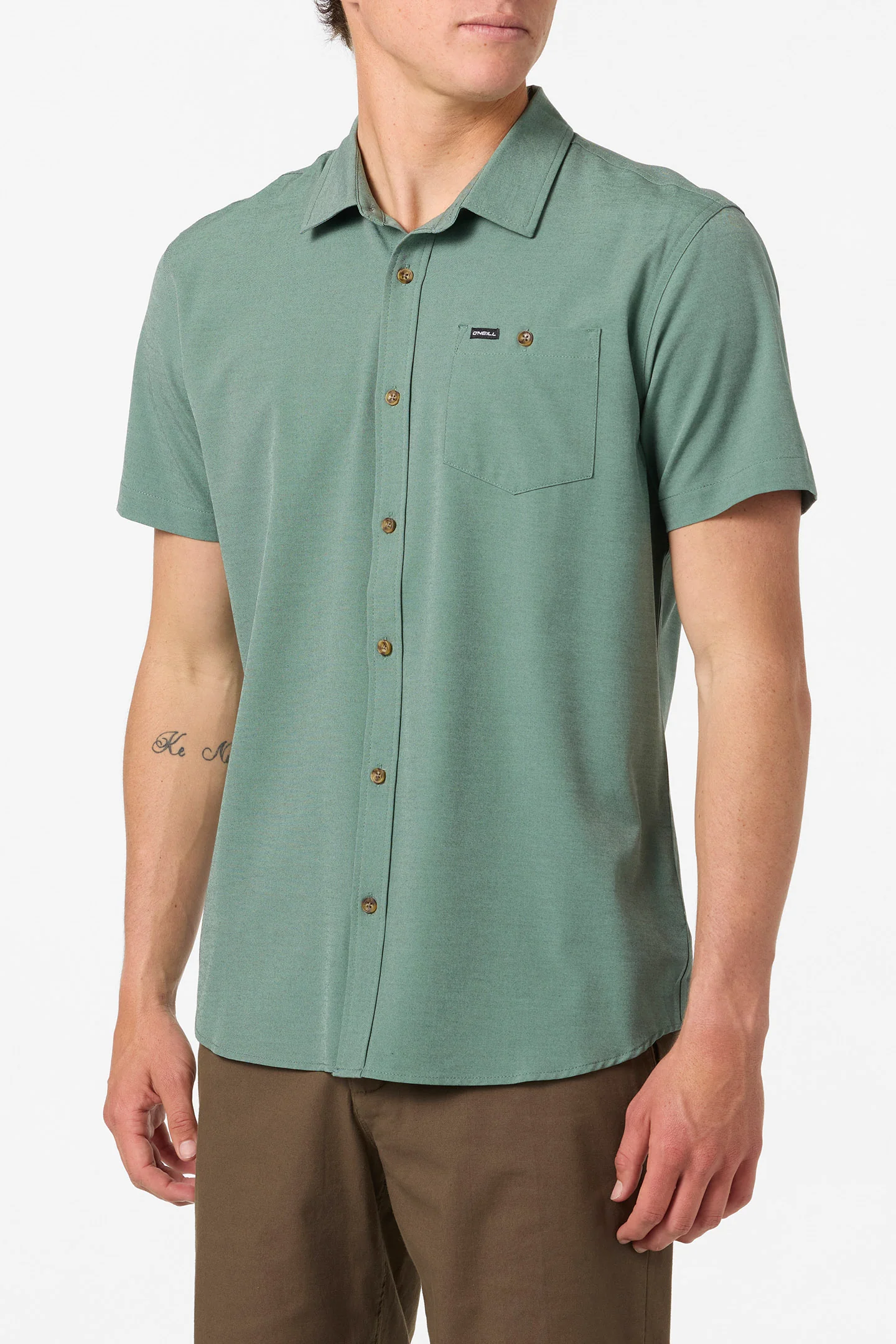 Light Check Hybrid Standard Fit Shirt - Image 3