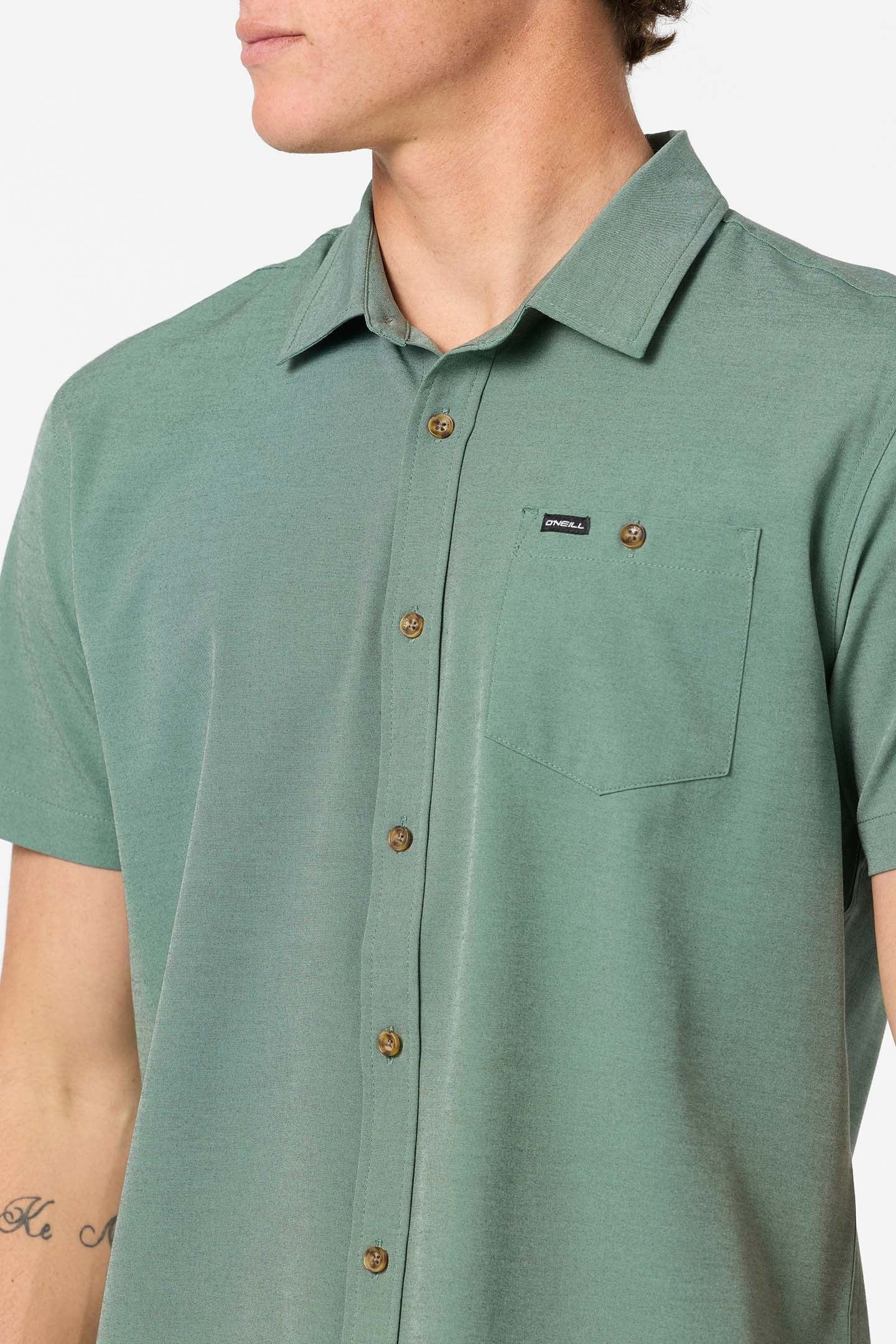 Light Check Hybrid Standard Fit Shirt - Image 5