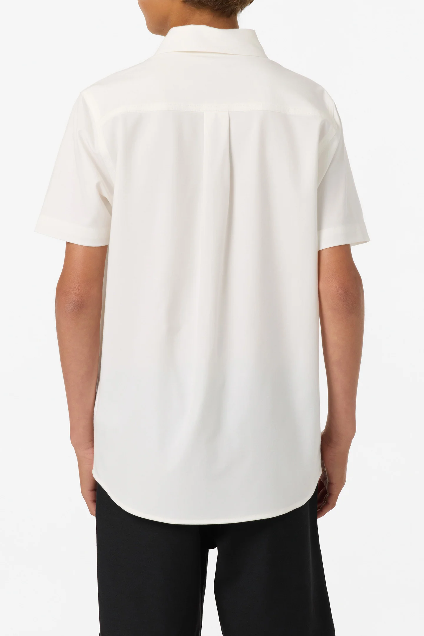 Boy's Light Check Standard Fit Woven Shirt - Image 4